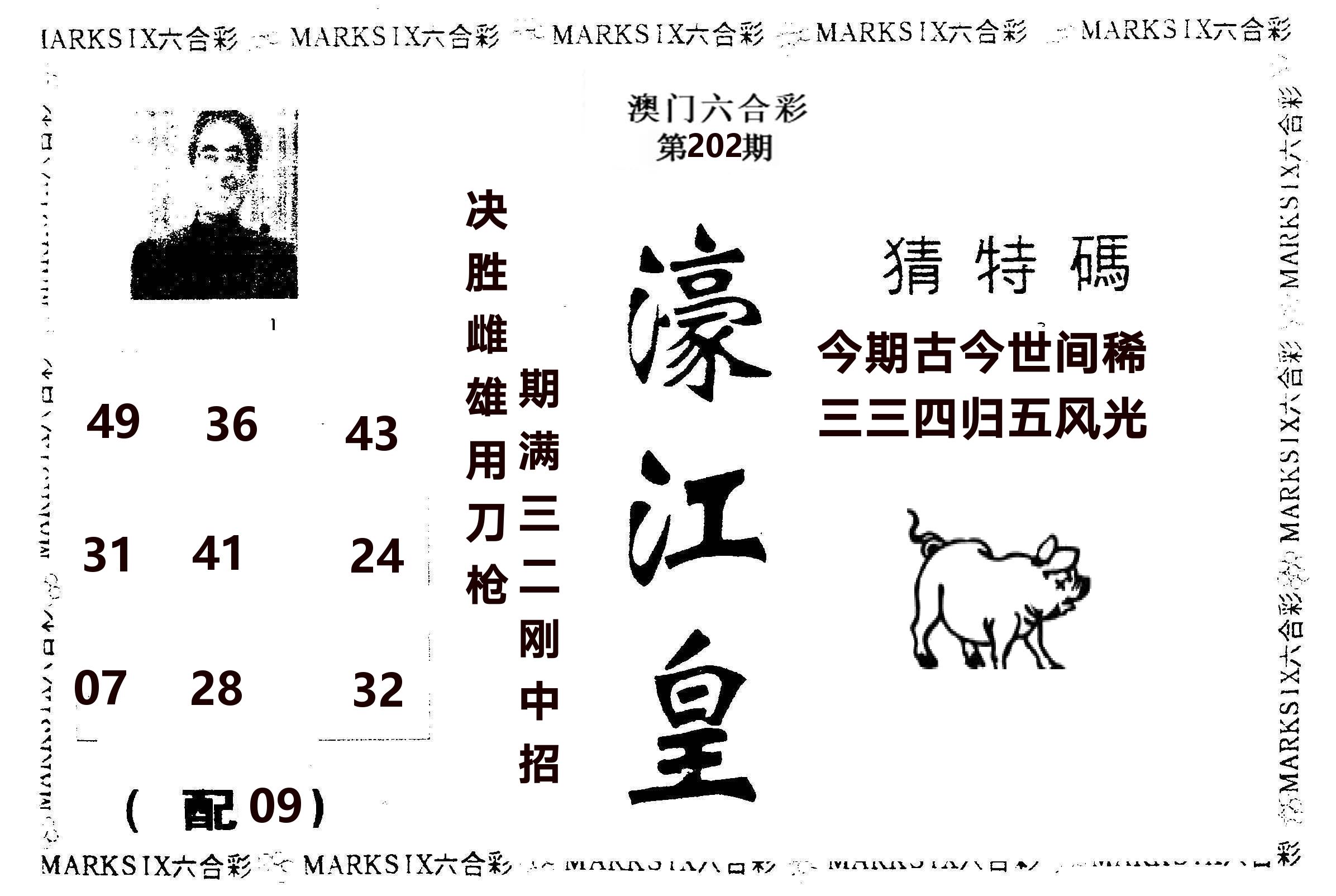 濠江皇 第202期