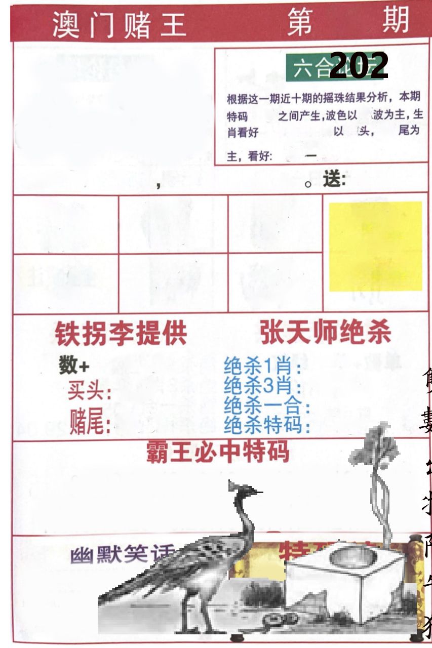 澳门堵王 第202期