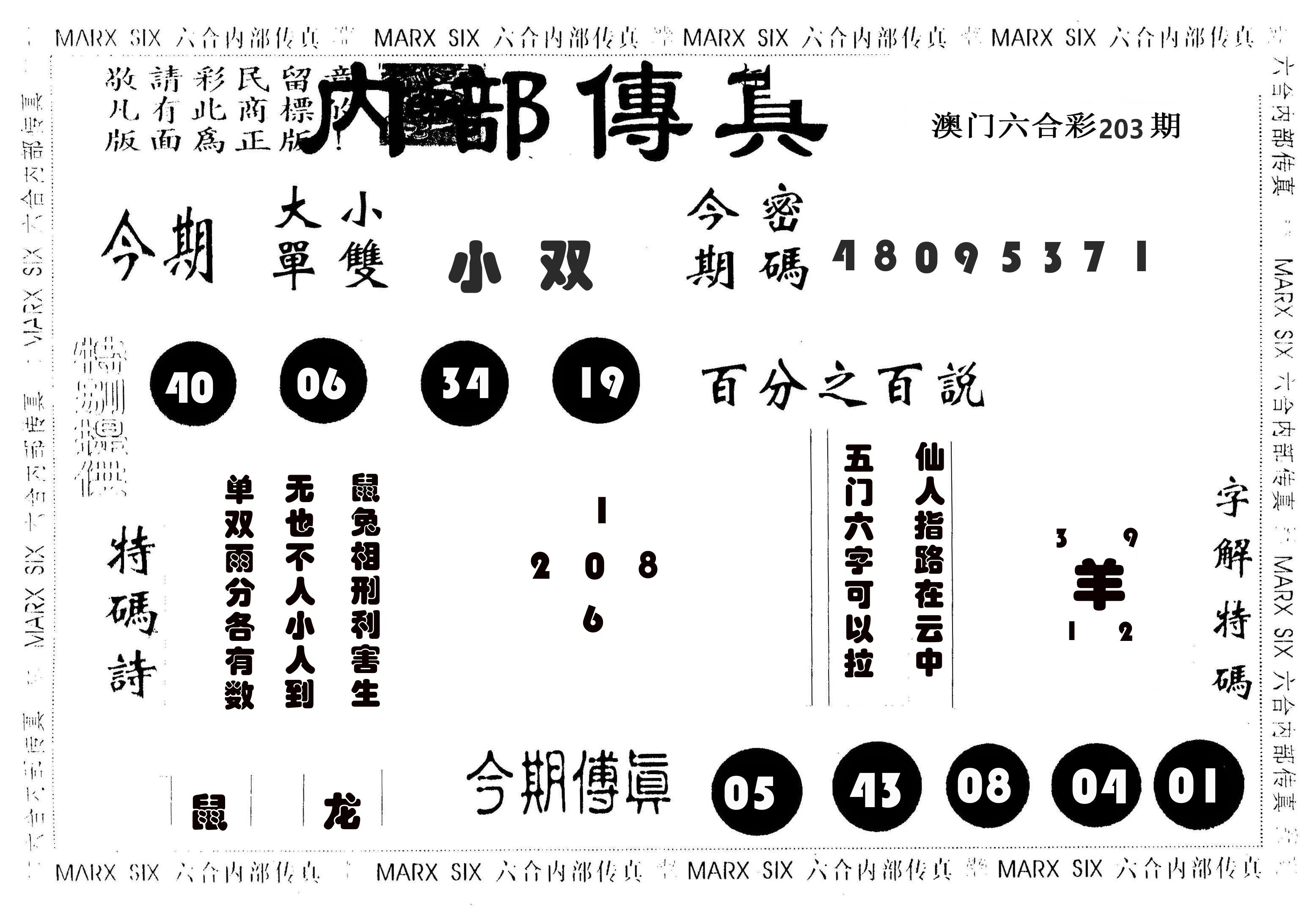 内部传真 第203期