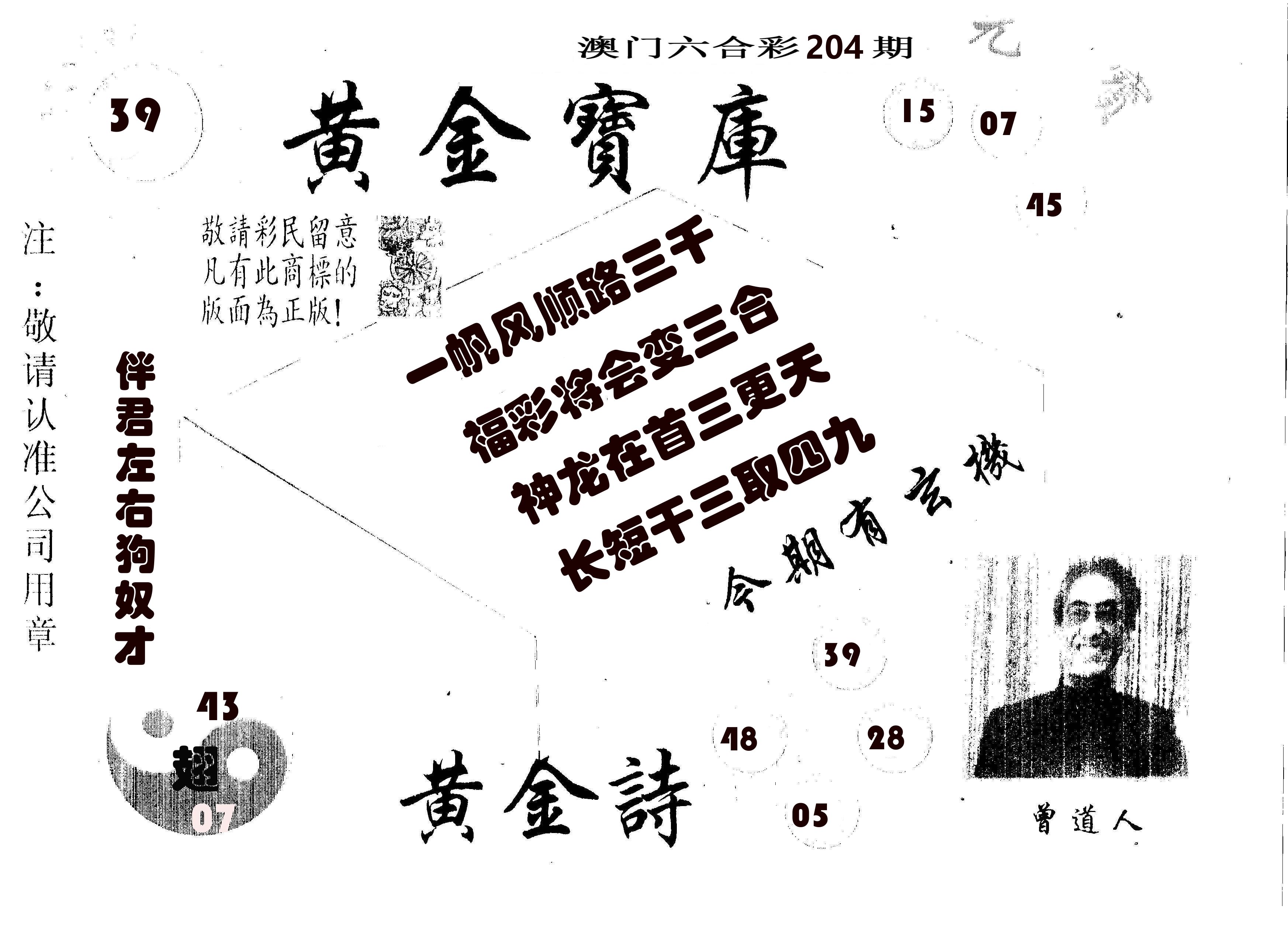 黄金宝库 第204期