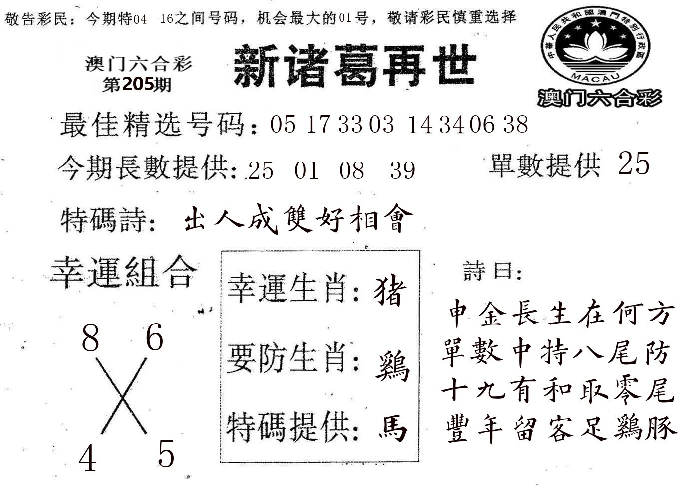 新诸葛 第205期
