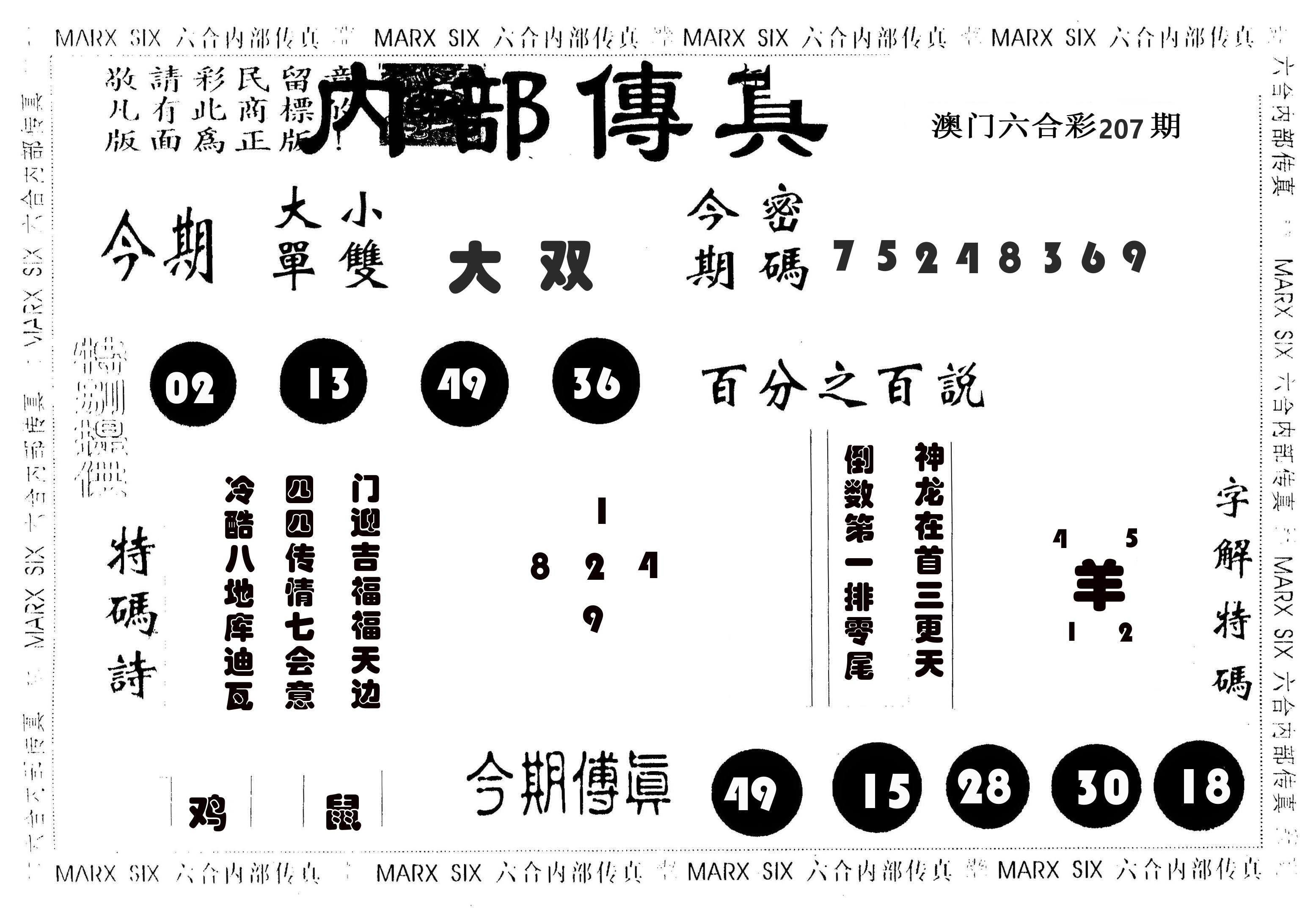 内部传真 第207期