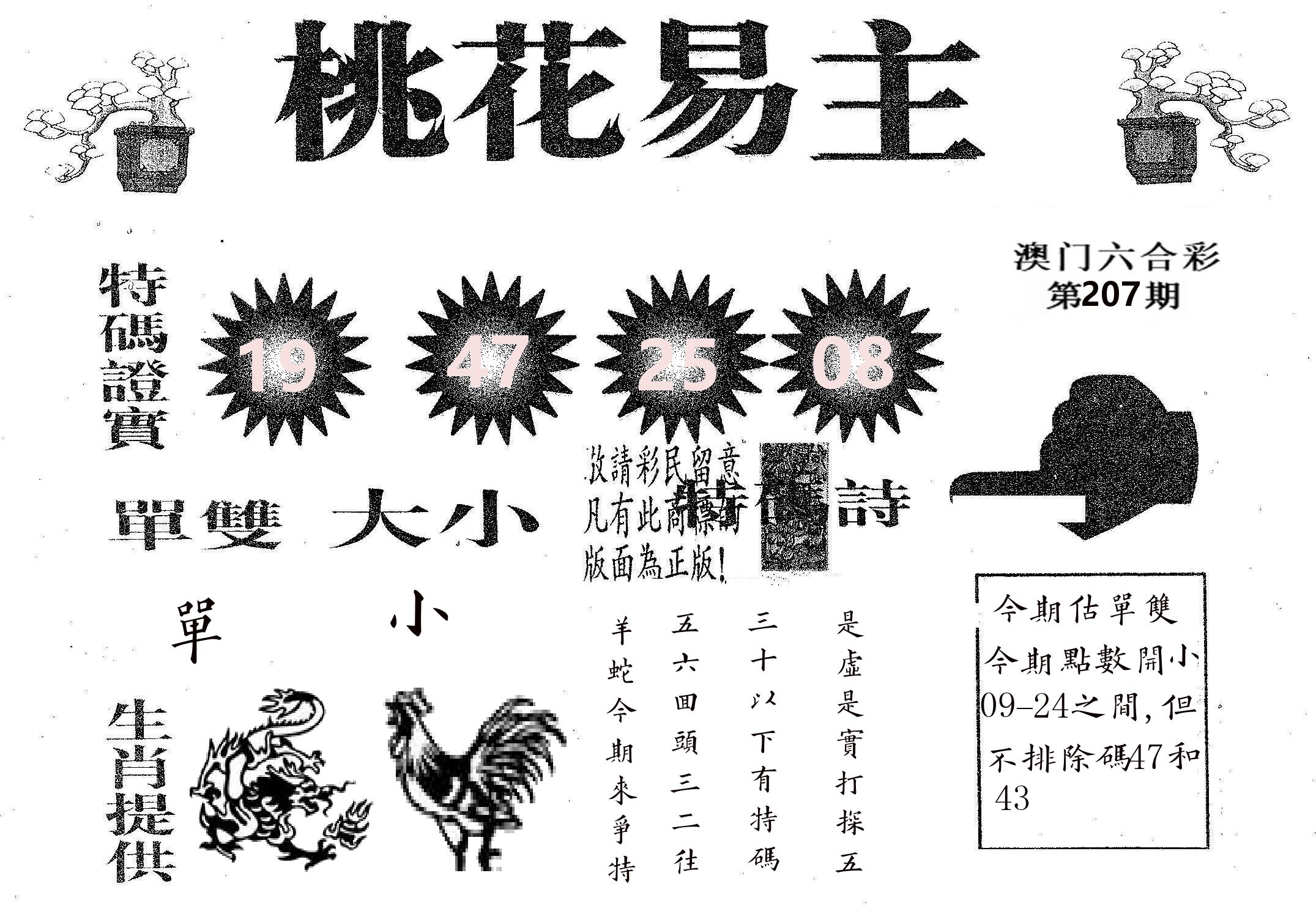 桃花易主 第207期