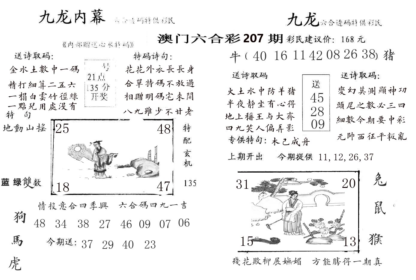 九龙内幕 第207期