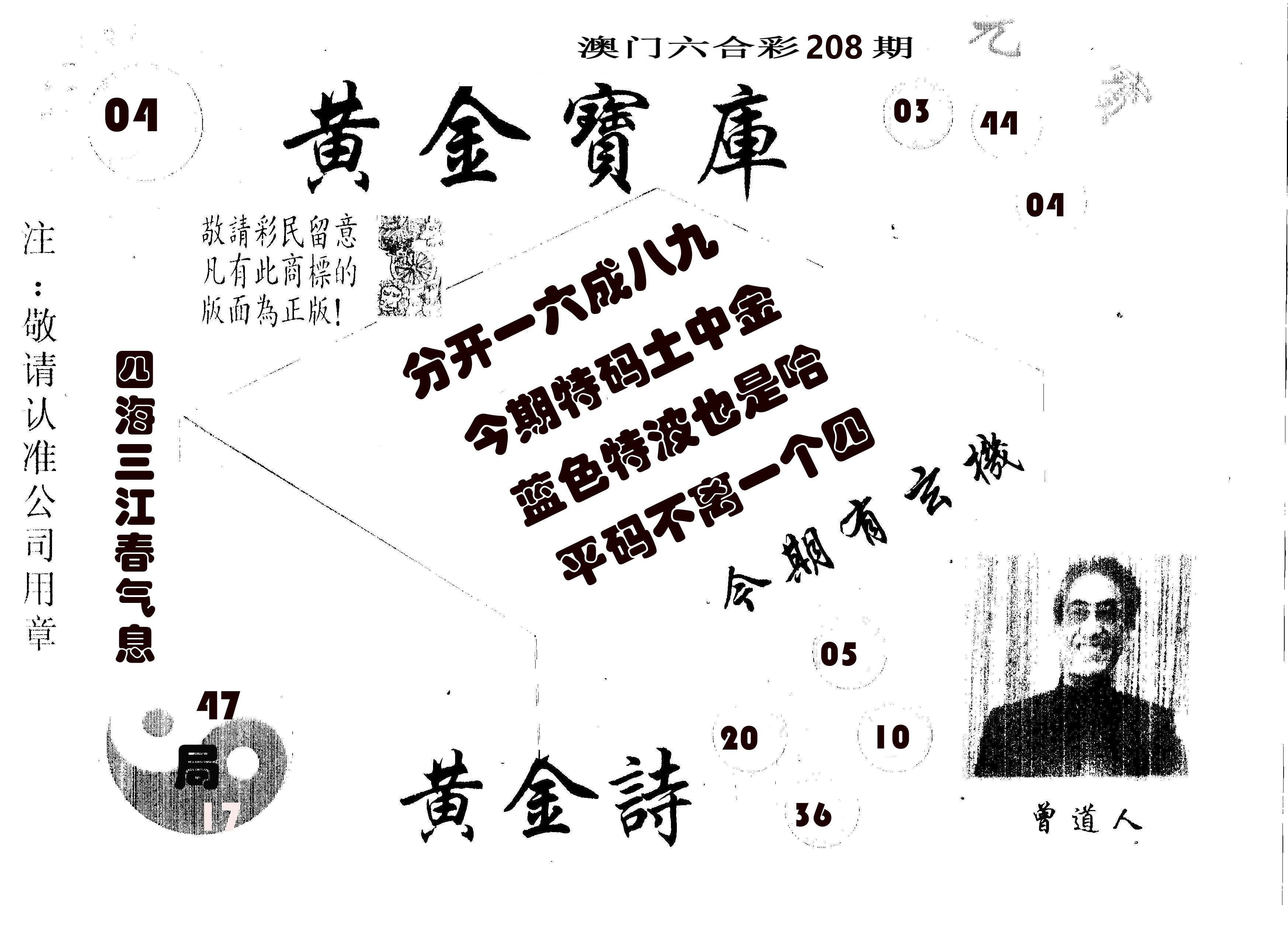 黄金宝库 第208期