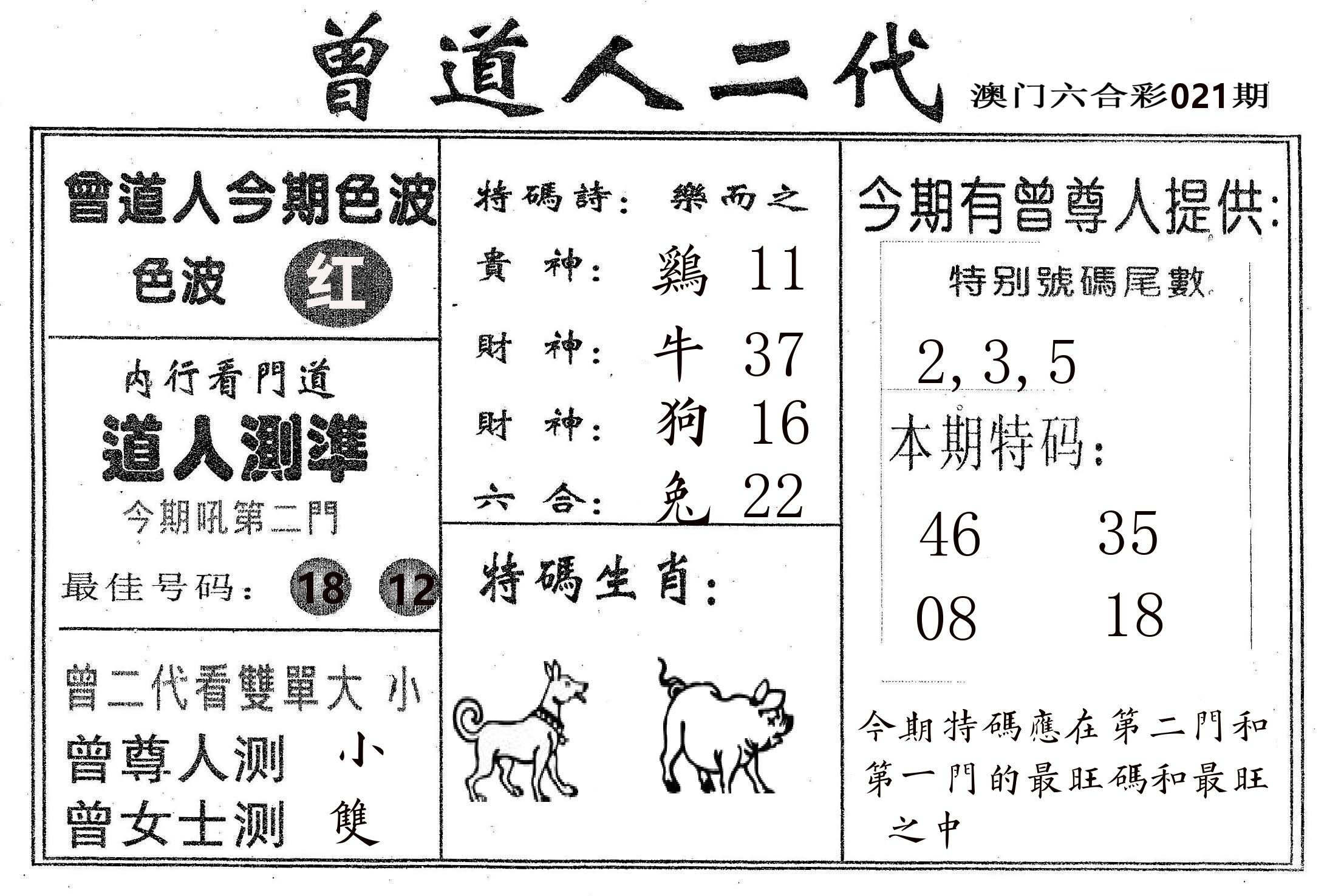 曾二代 第21期