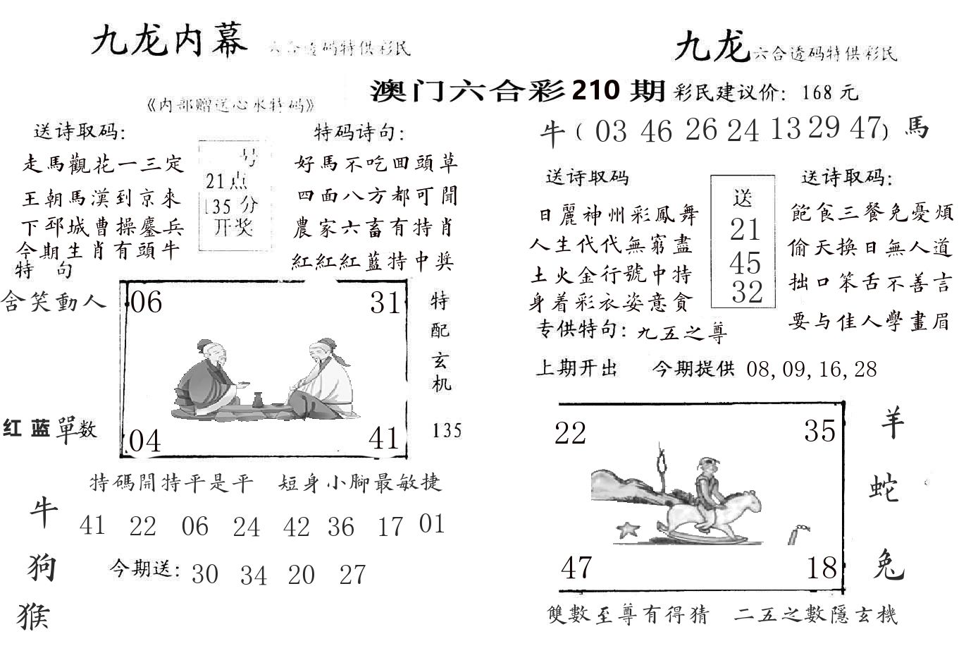 九龙内幕 第210期