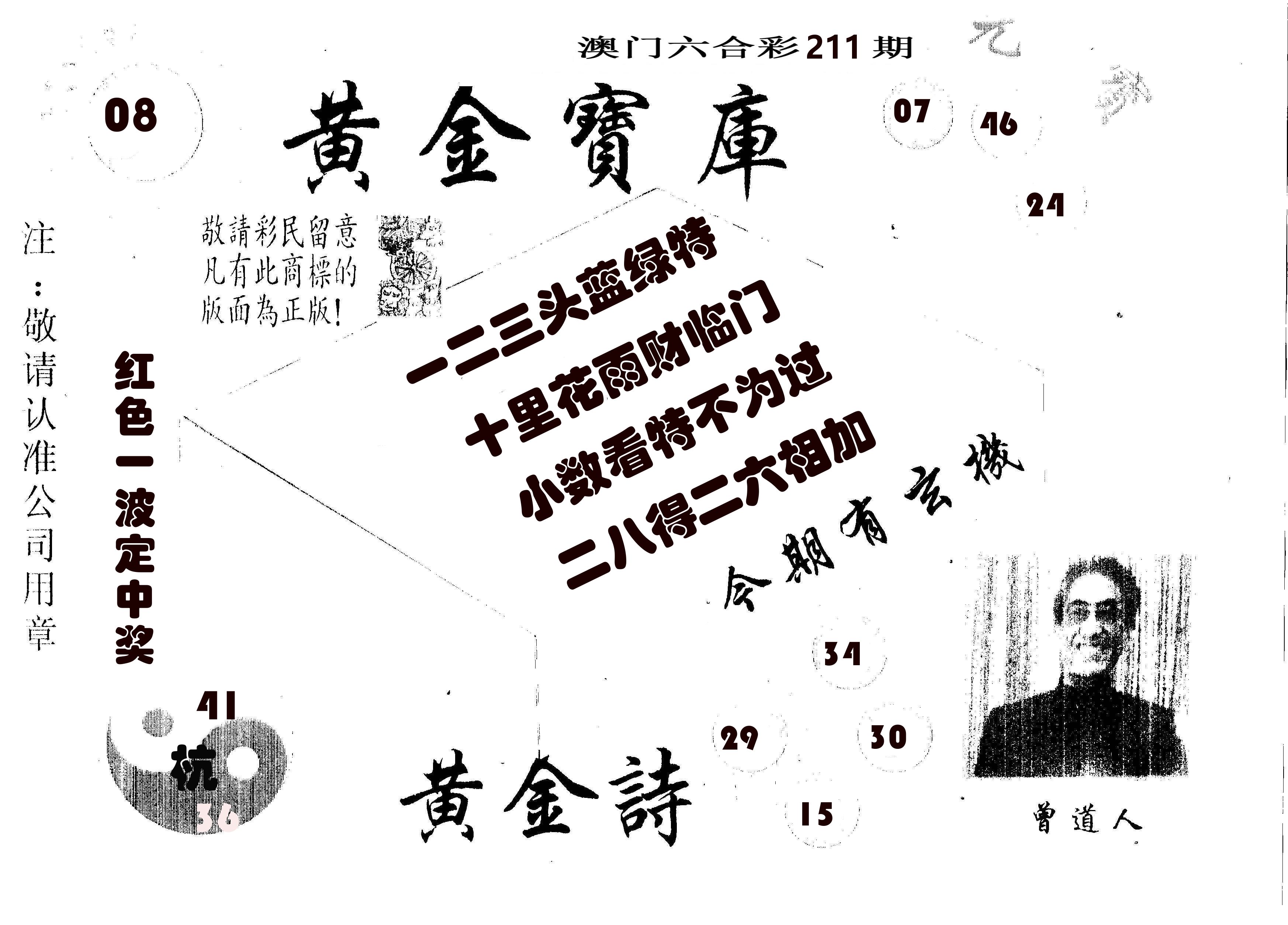 黄金宝库 第211期