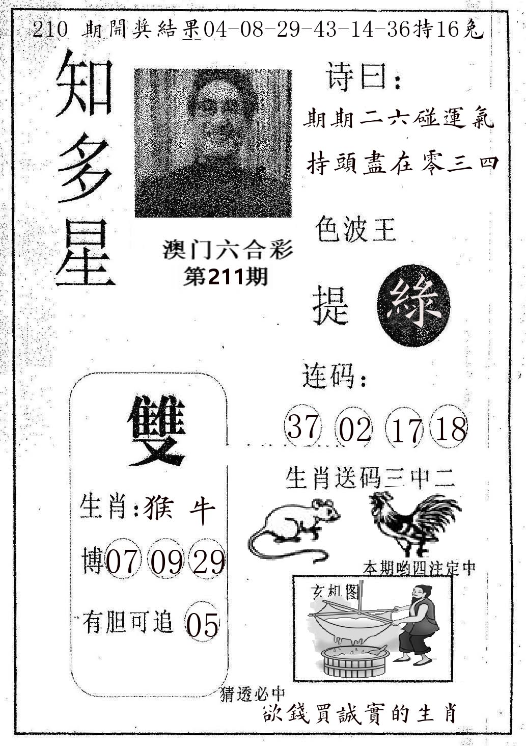 知多星 第211期