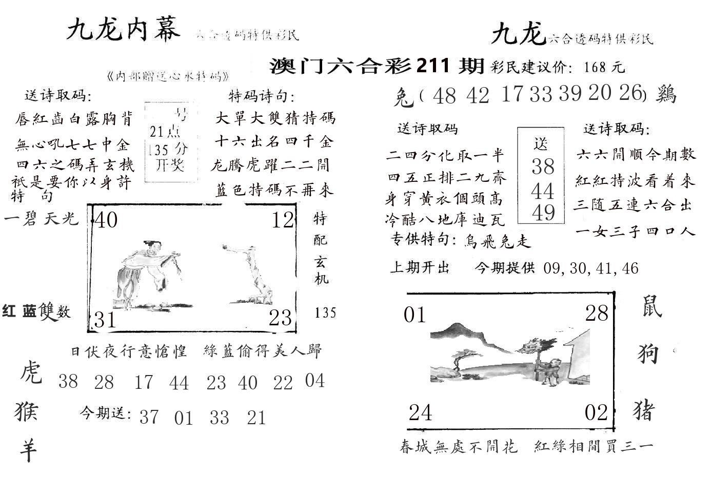 九龙内幕 第211期