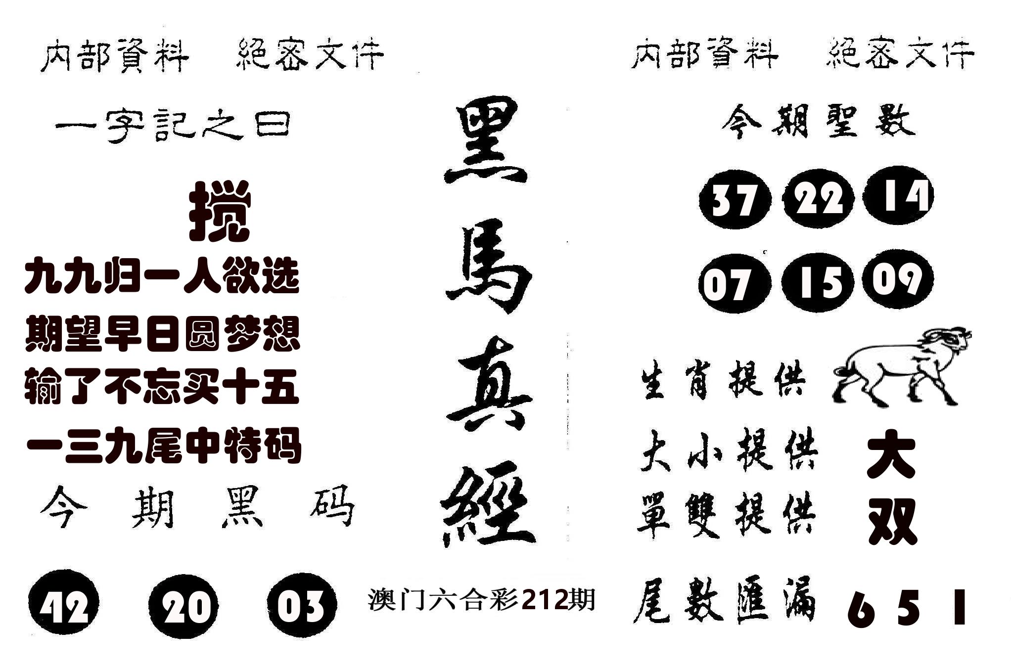 黑马真经 第212期