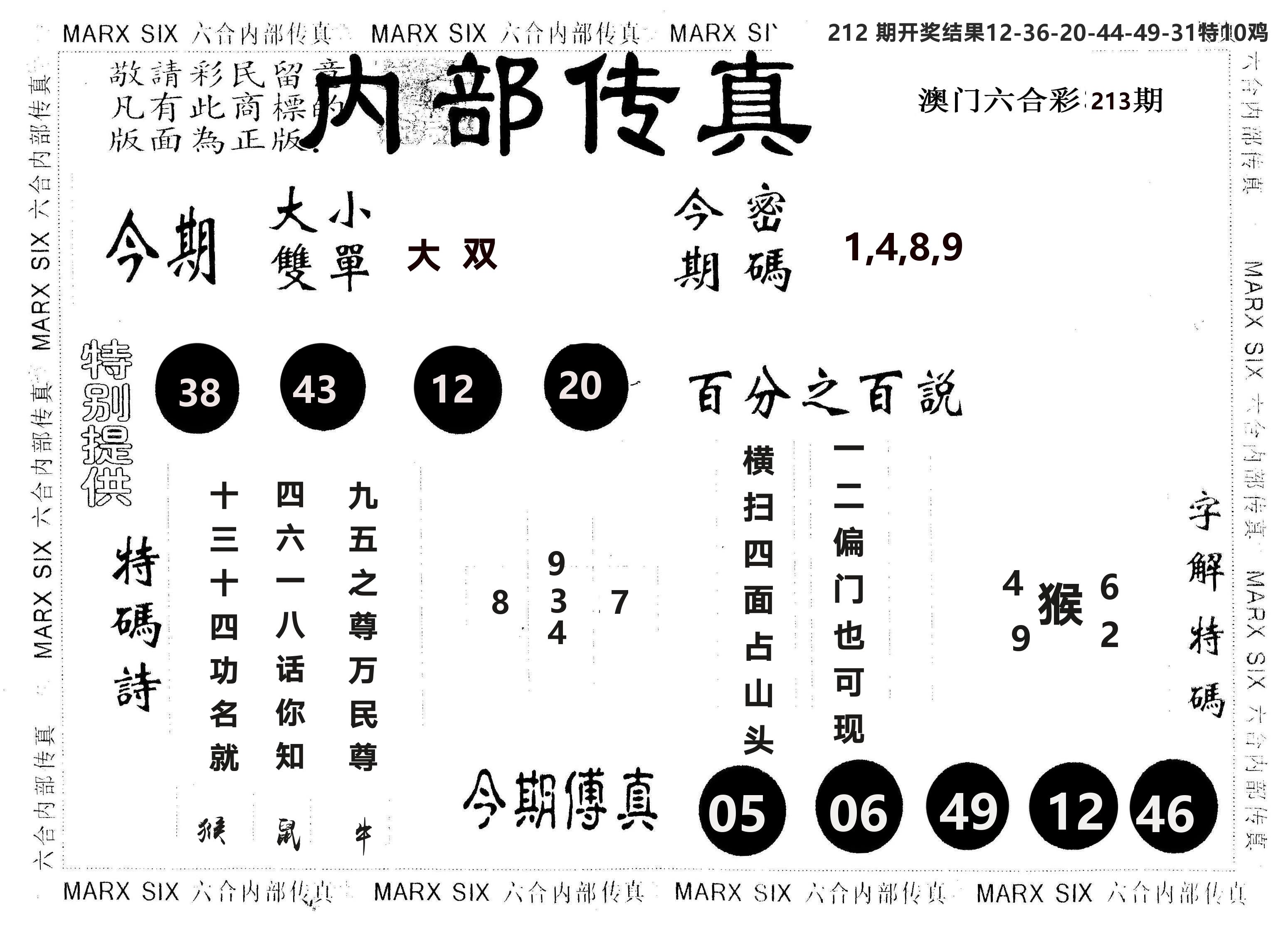 另版内部传真 第213期