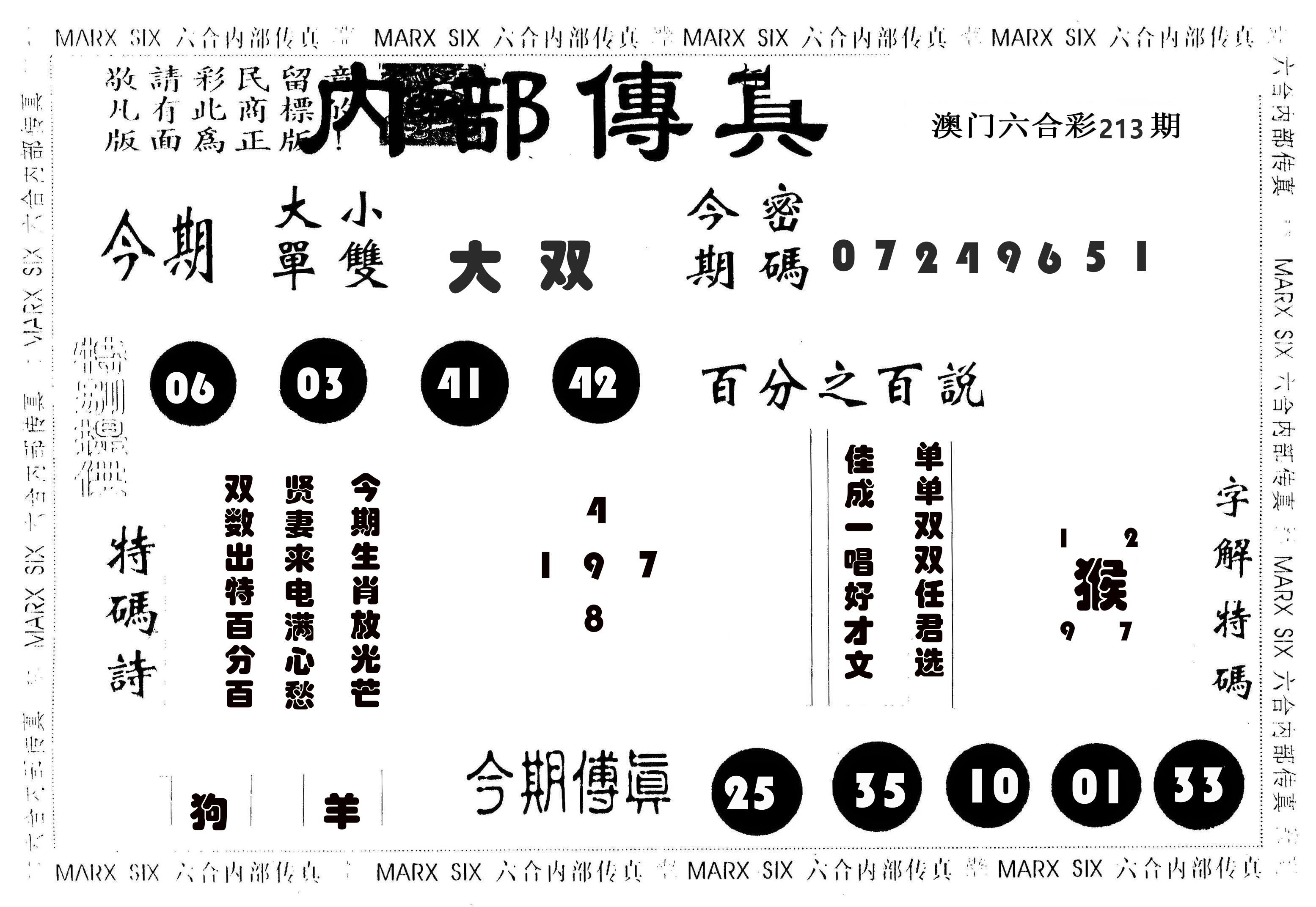 内部传真 第213期