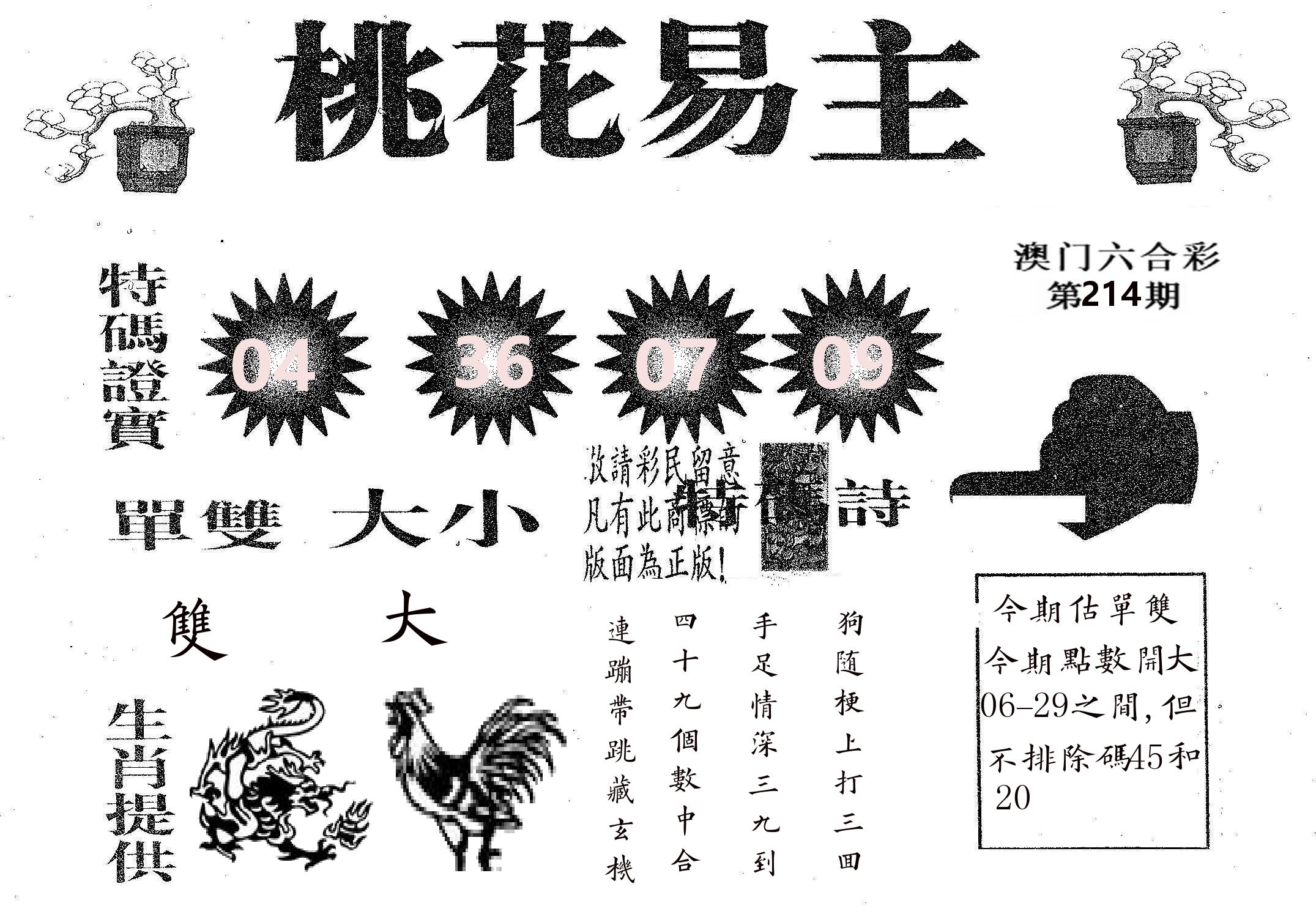 桃花易主 第214期