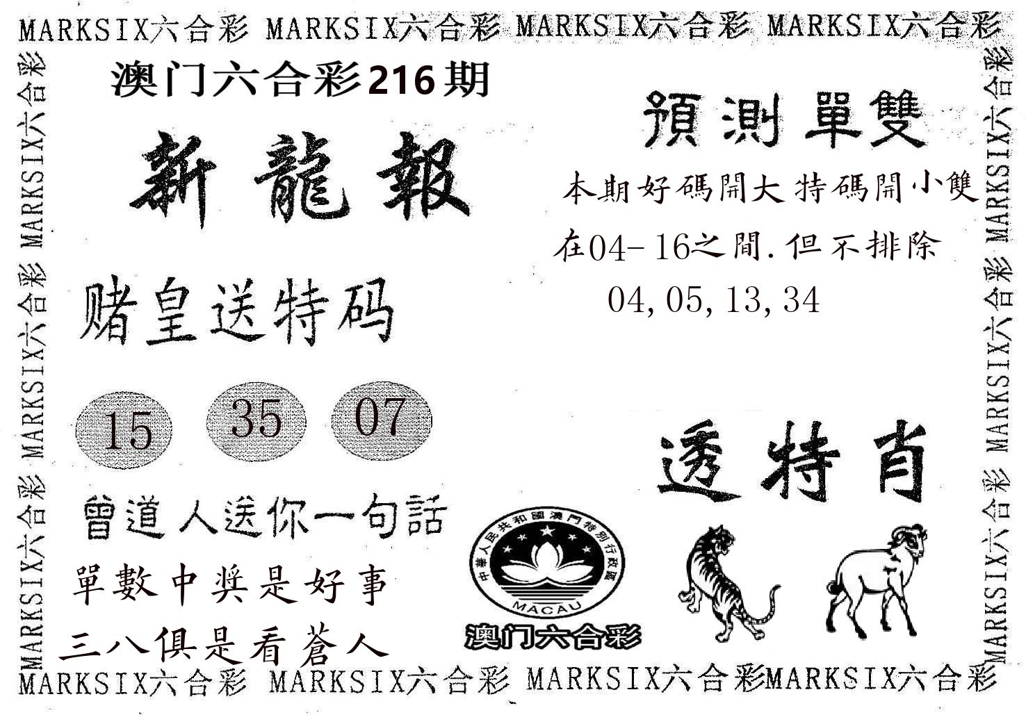 新龙报 第216期