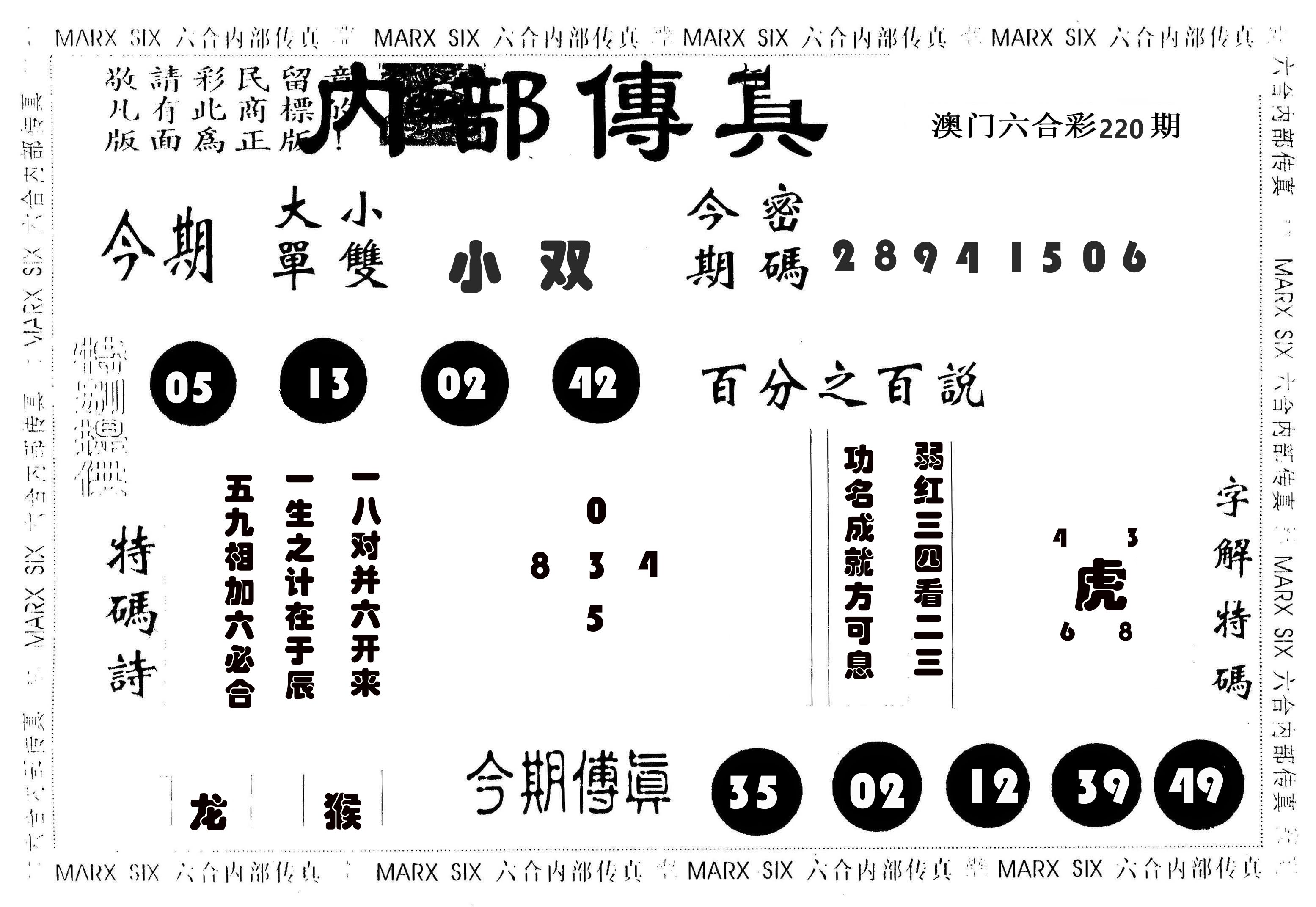 内部传真 第220期