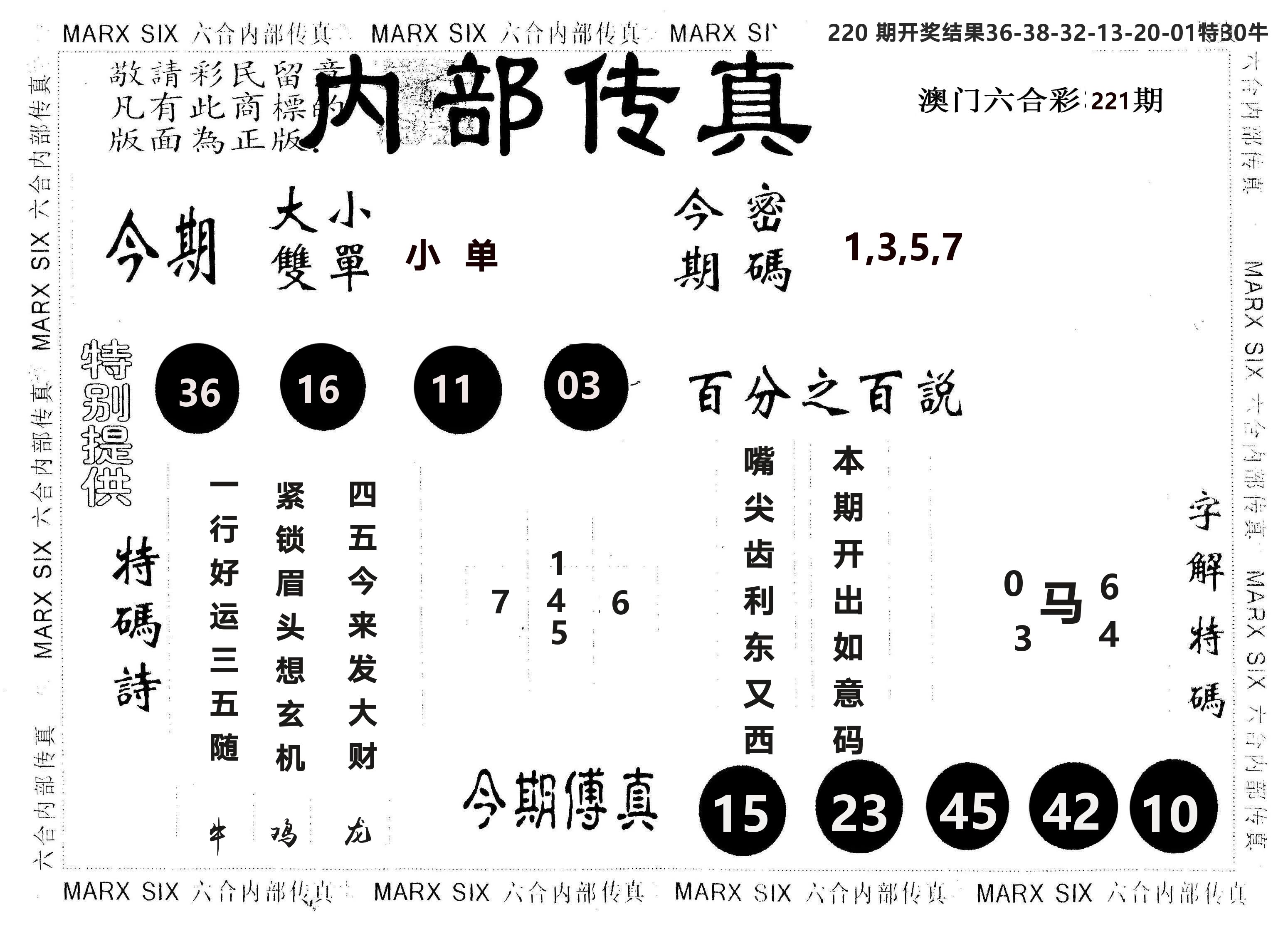 另版内部传真 第221期