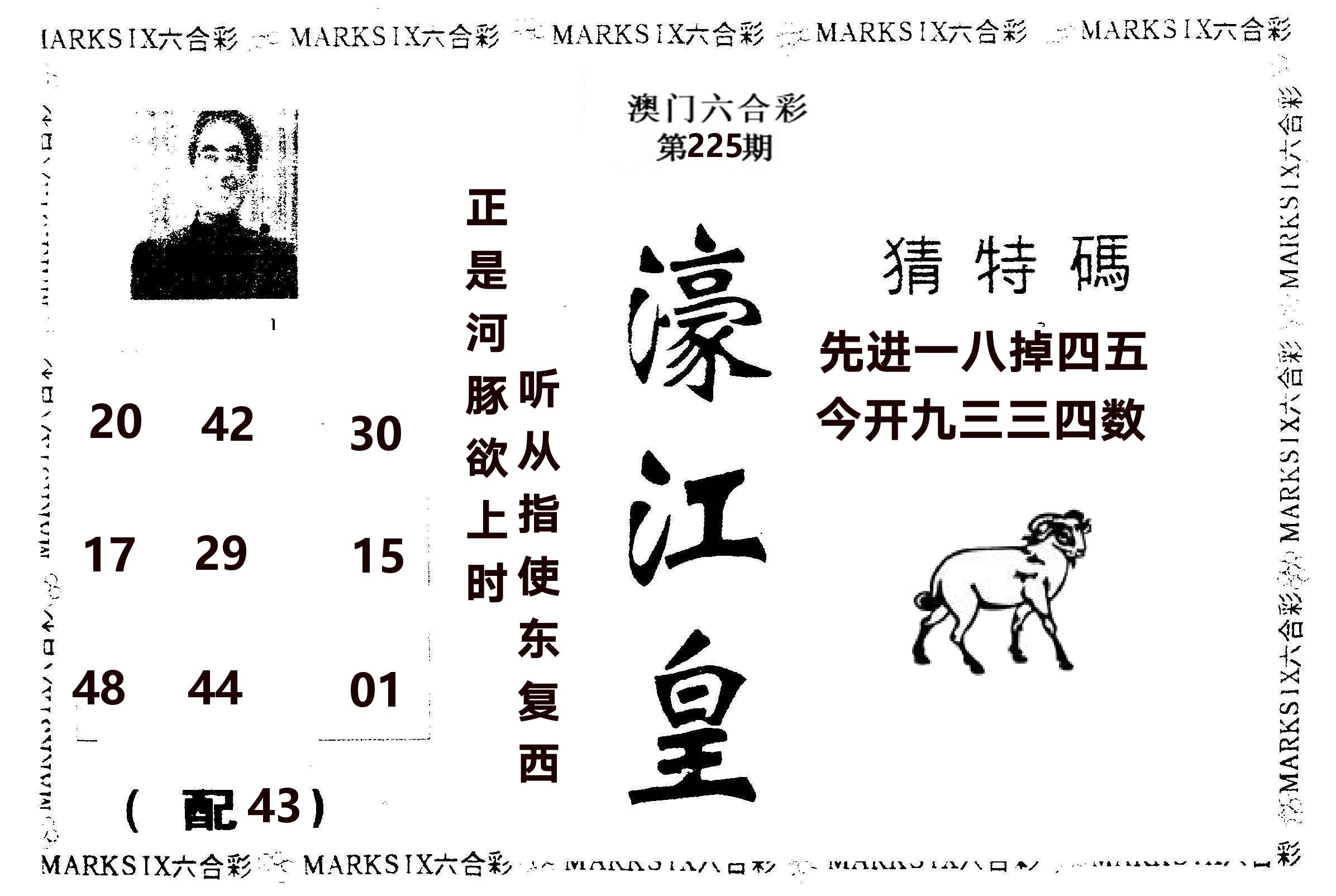 濠江皇 第225期
