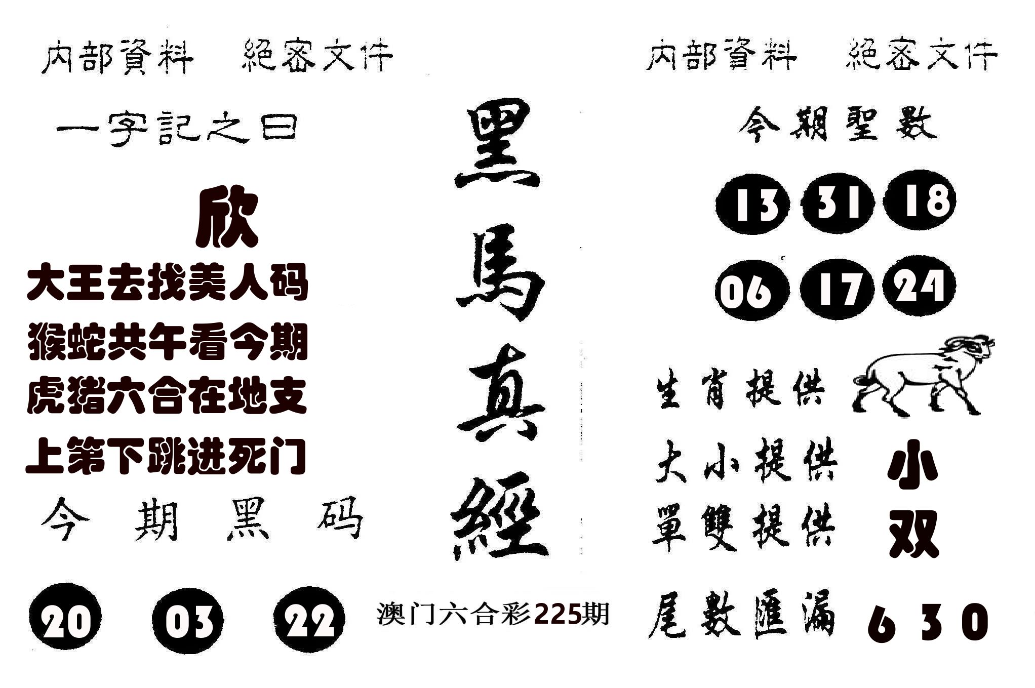 黑马真经 第225期