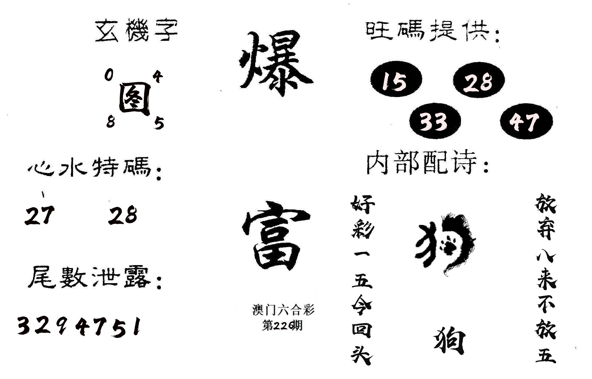 爆富 第226期