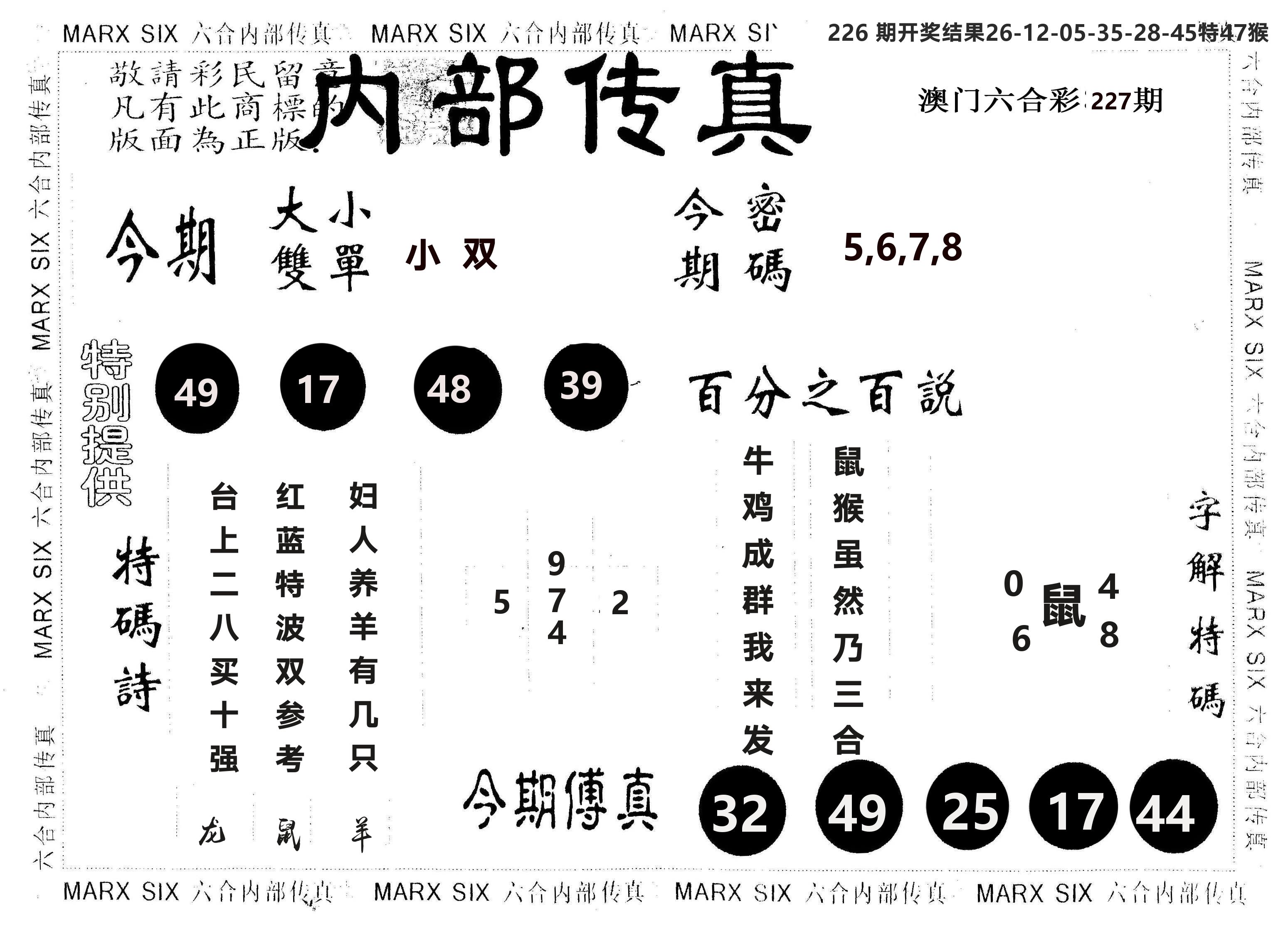 另版内部传真 第227期