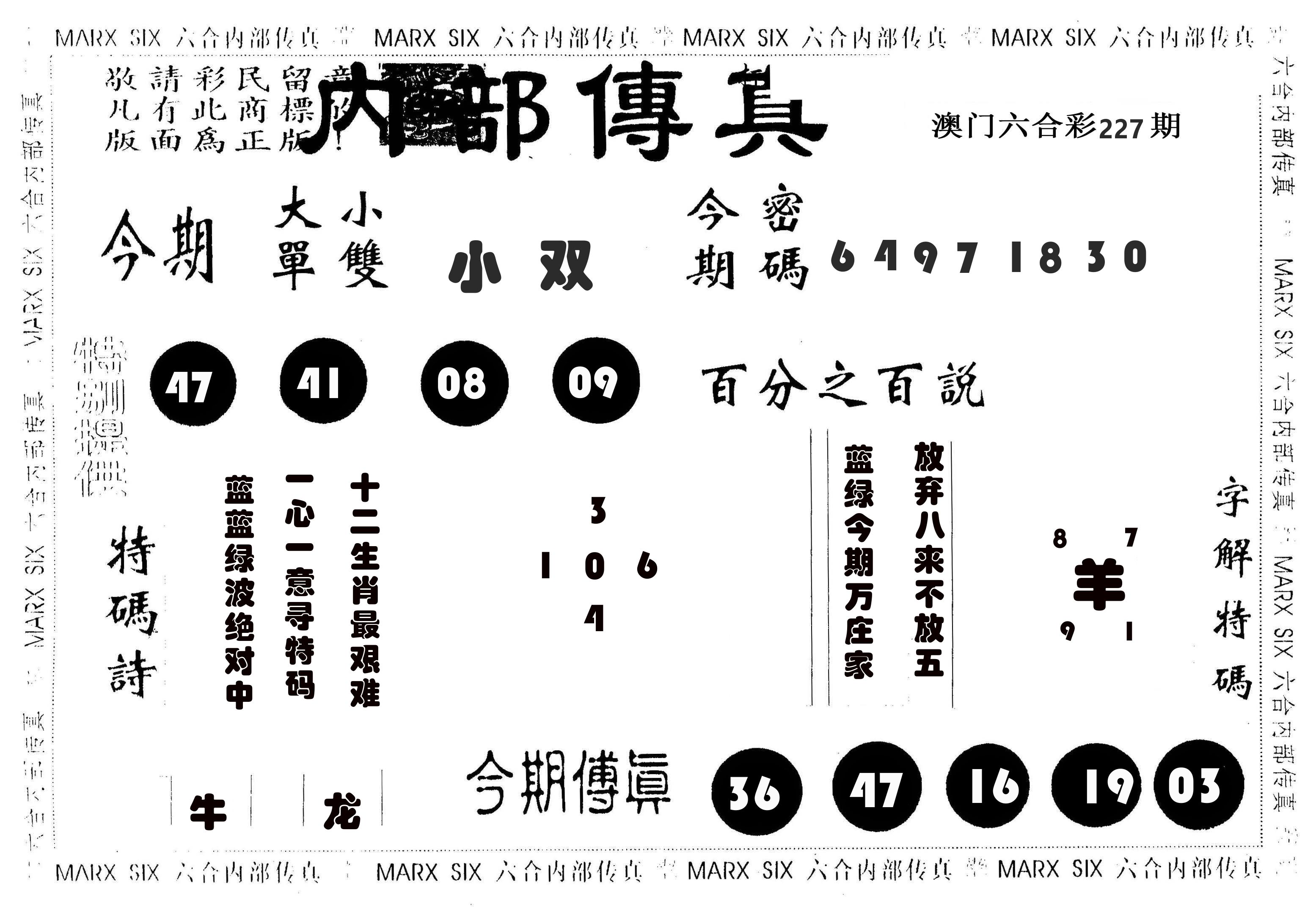内部传真 第227期