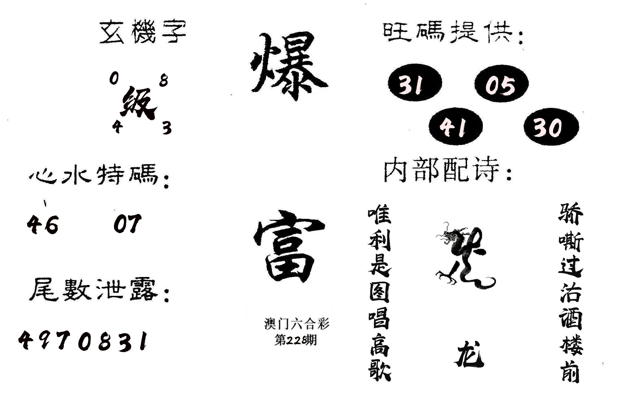 爆富 第228期