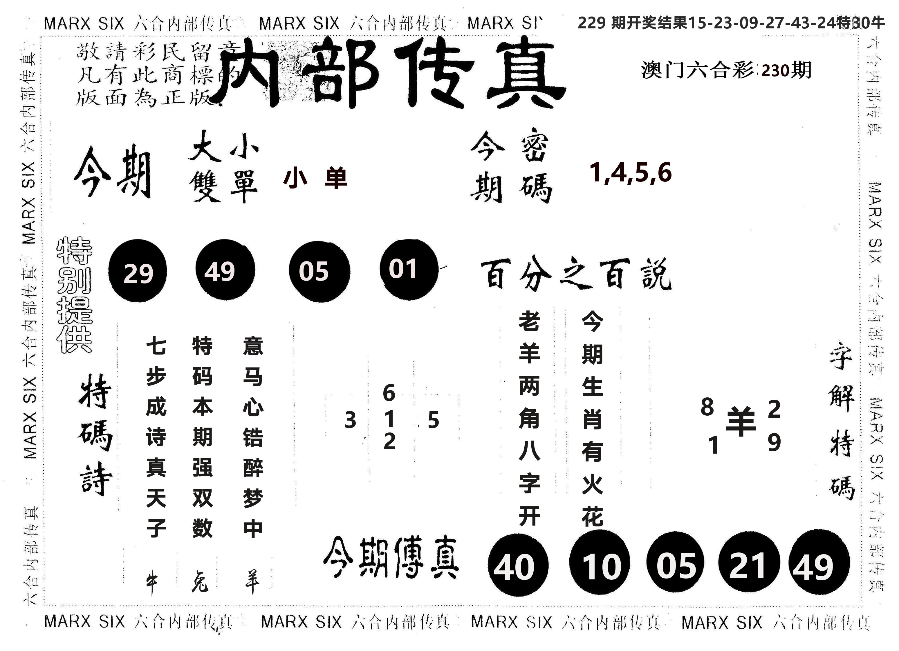 另版内部传真 第230期