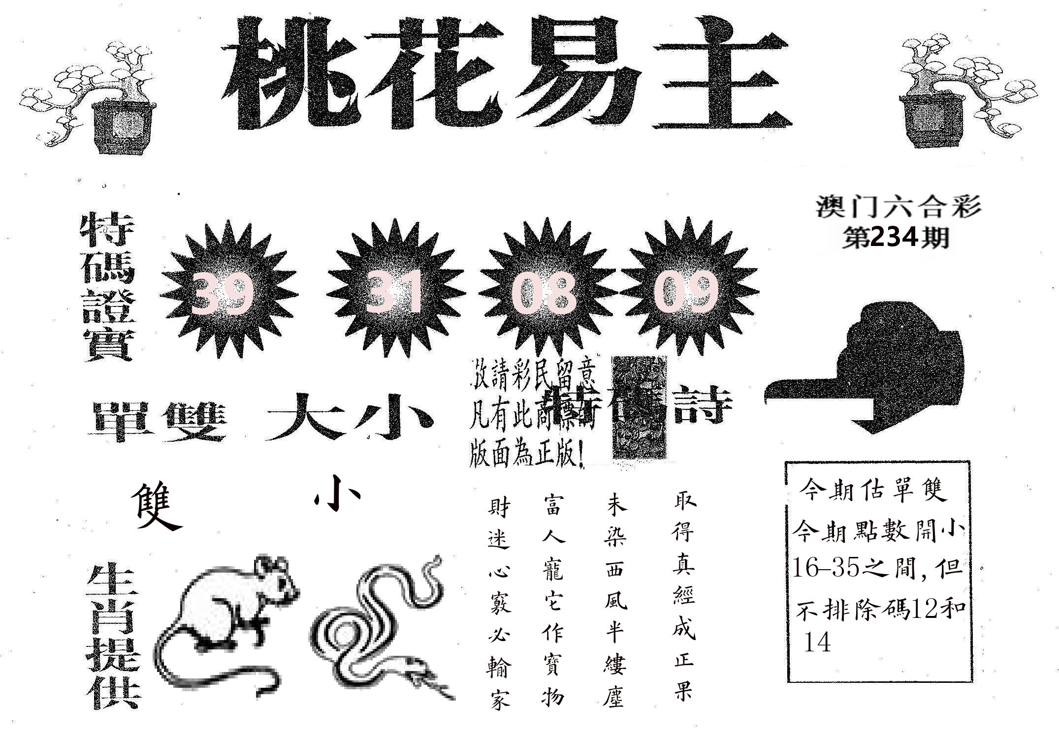 桃花易主 第234期
