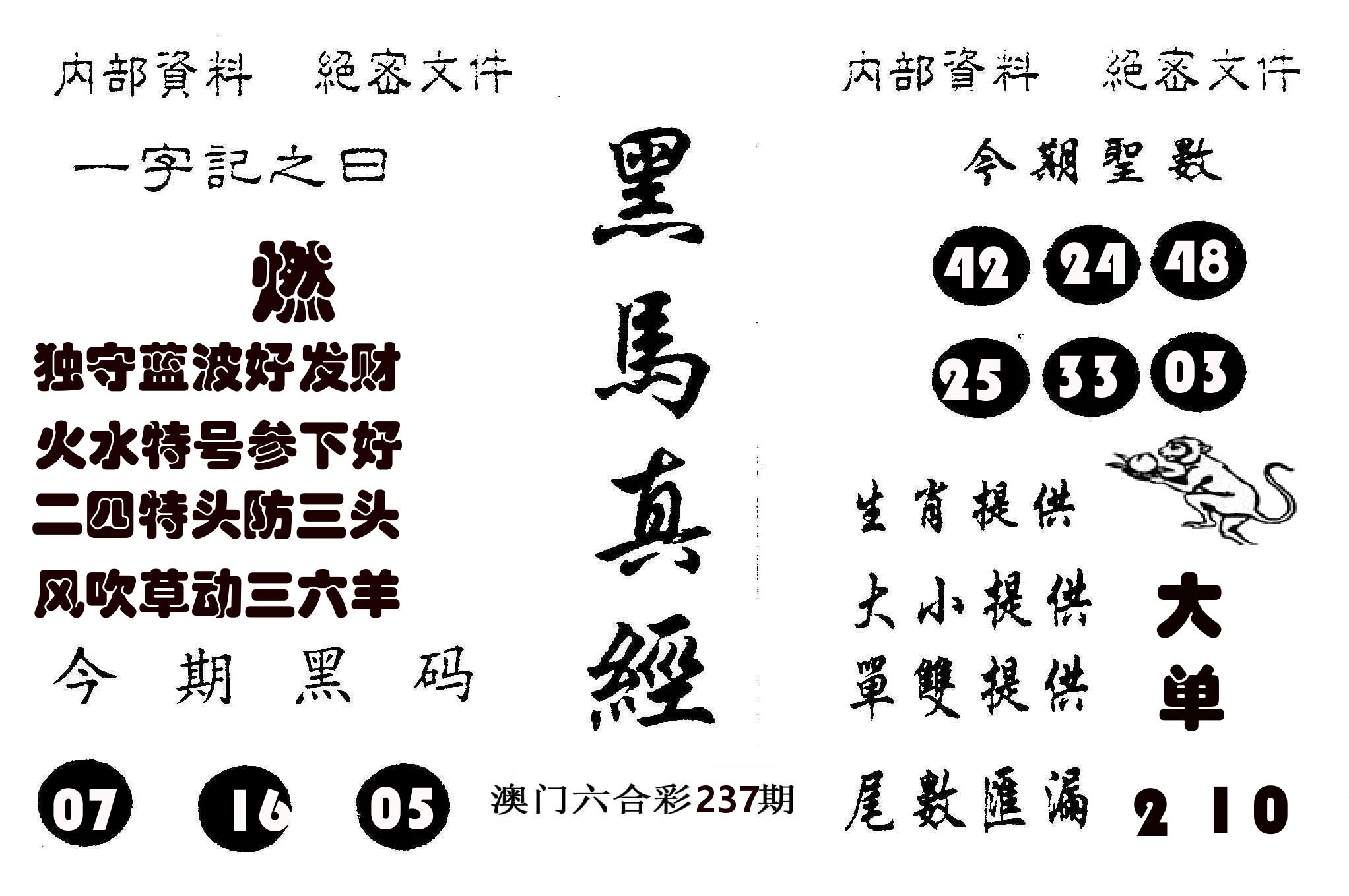 黑马真经 第237期