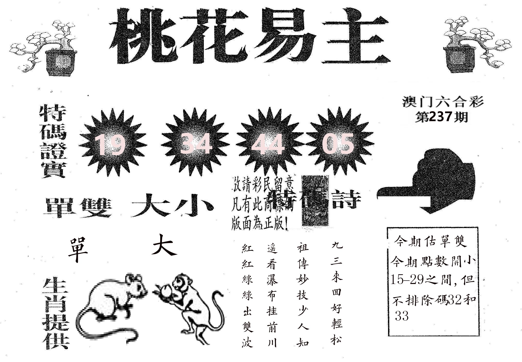 桃花易主 第237期