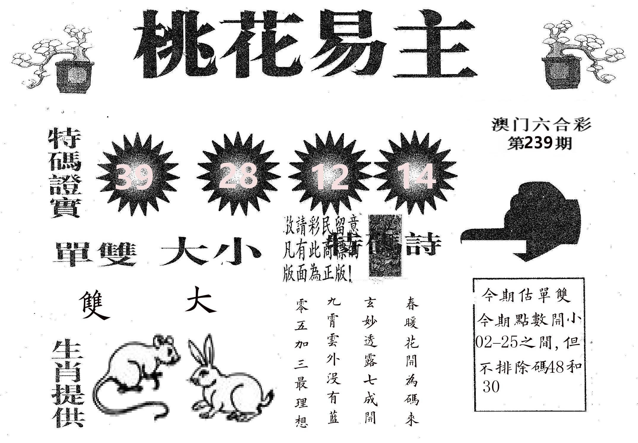 桃花易主 第239期