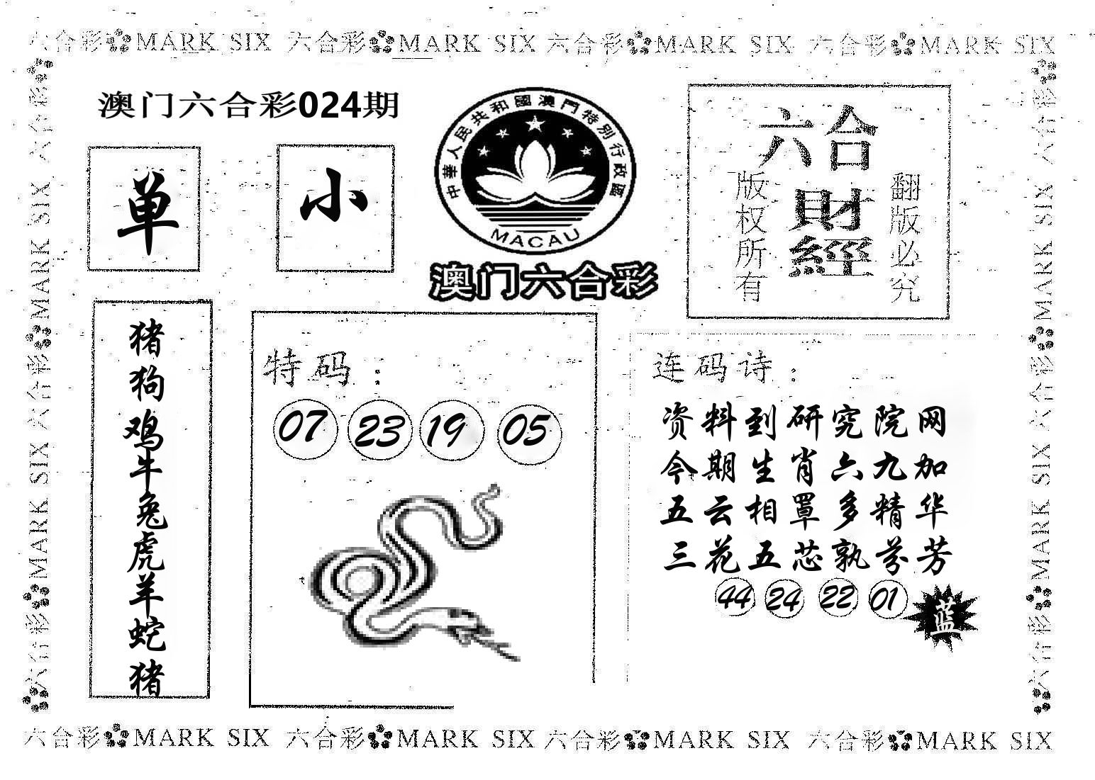六合财经 第24期