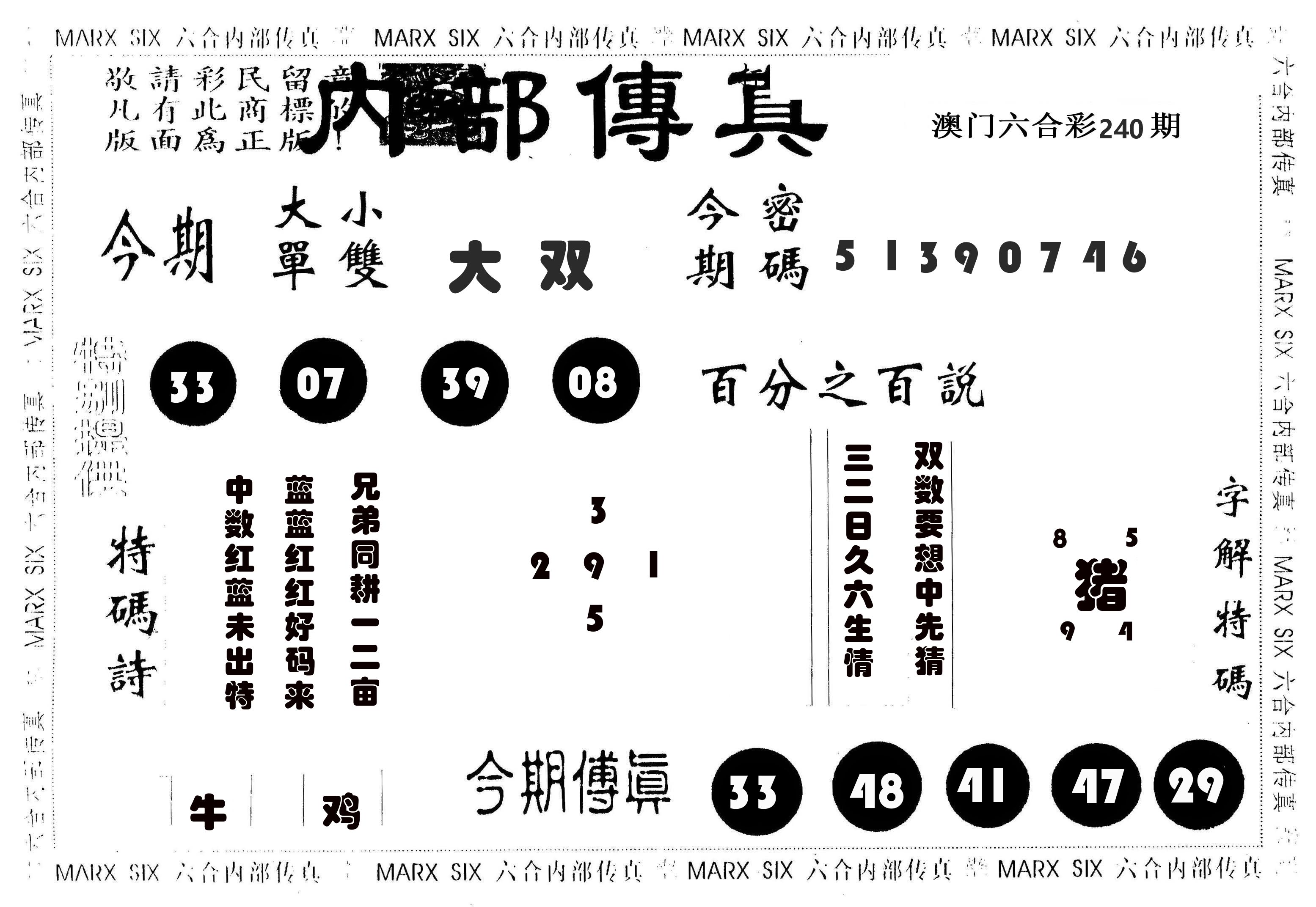内部传真 第240期