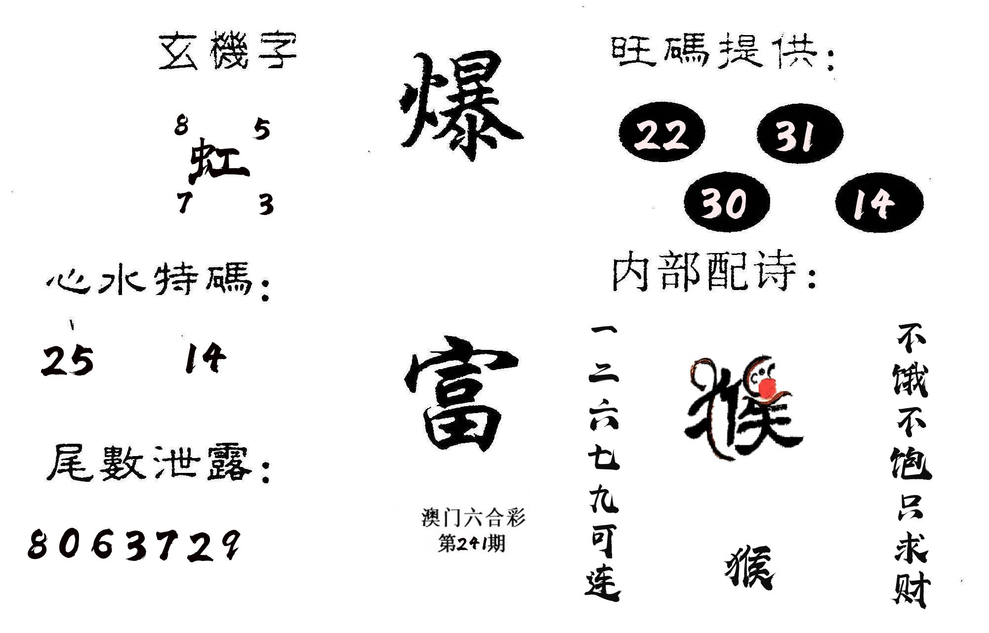 爆富 第241期