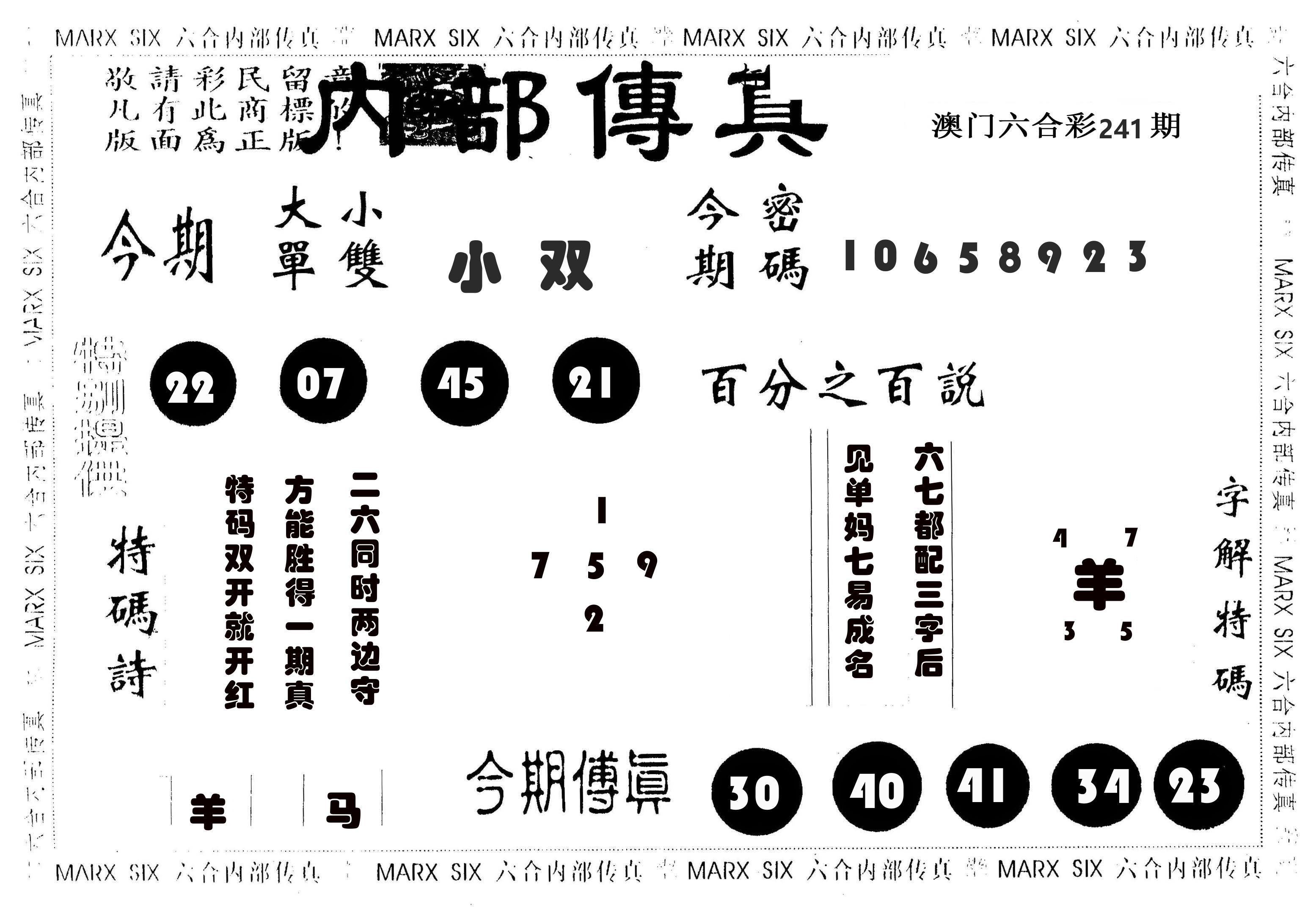 内部传真 第241期