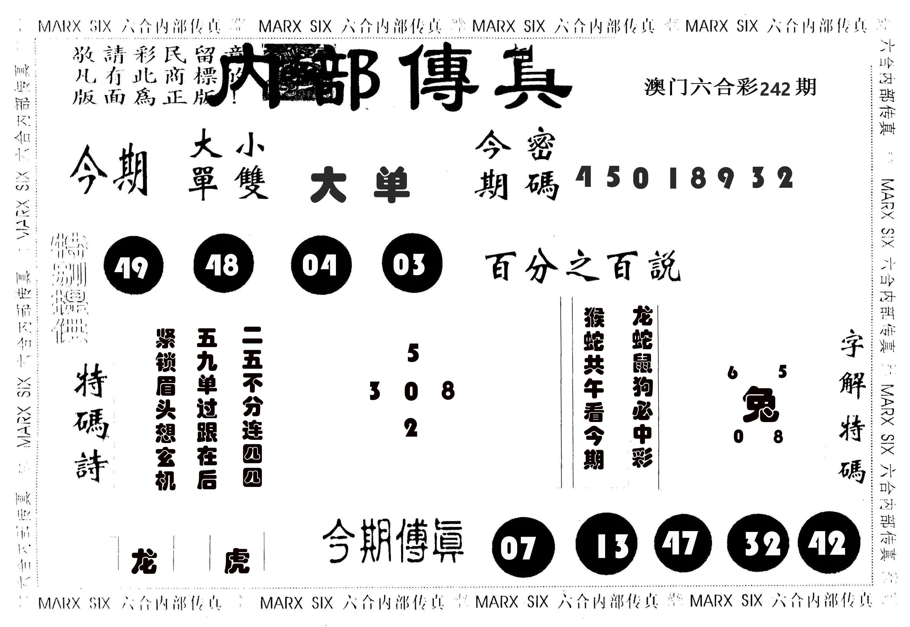 内部传真 第242期