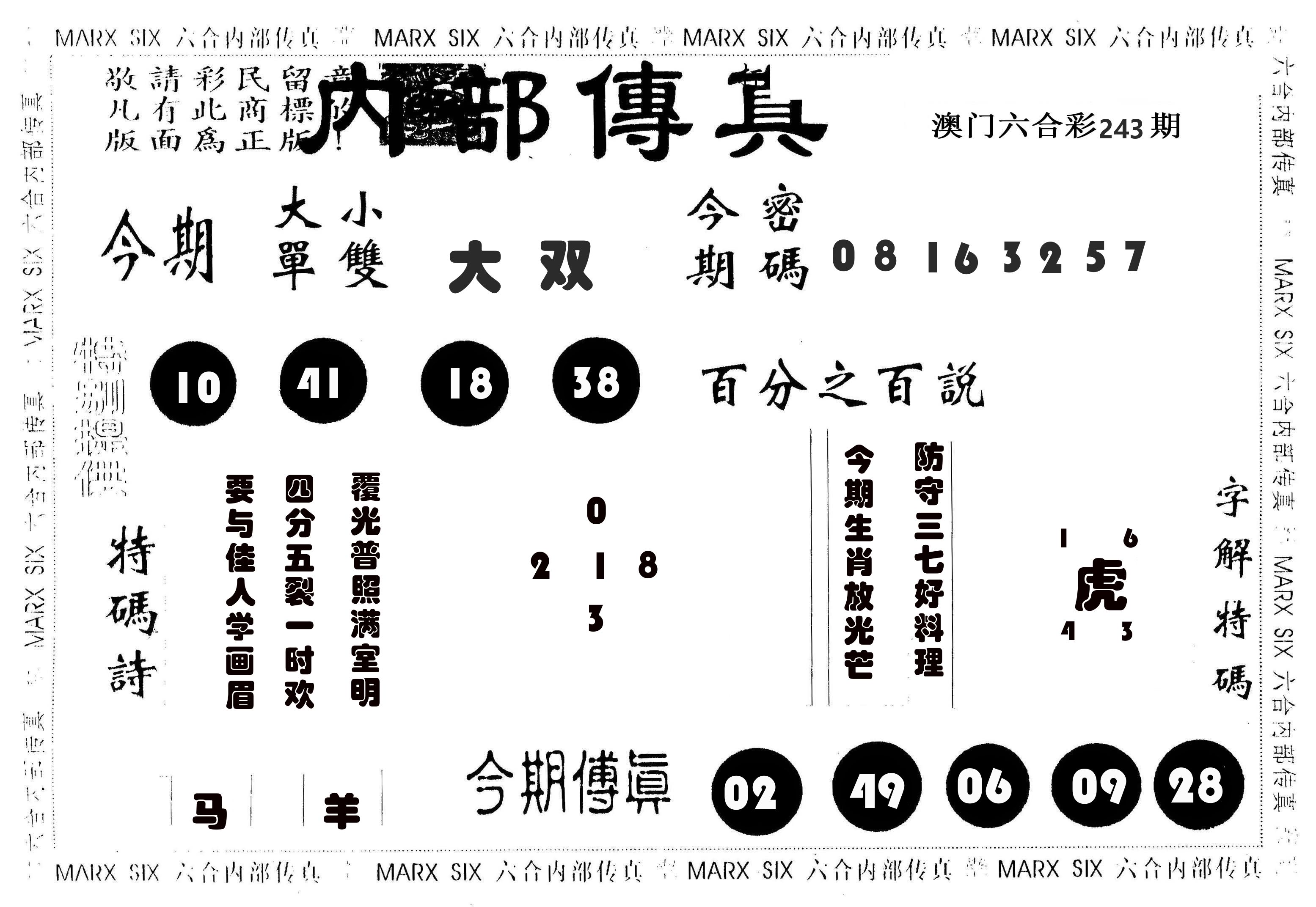 内部传真 第243期