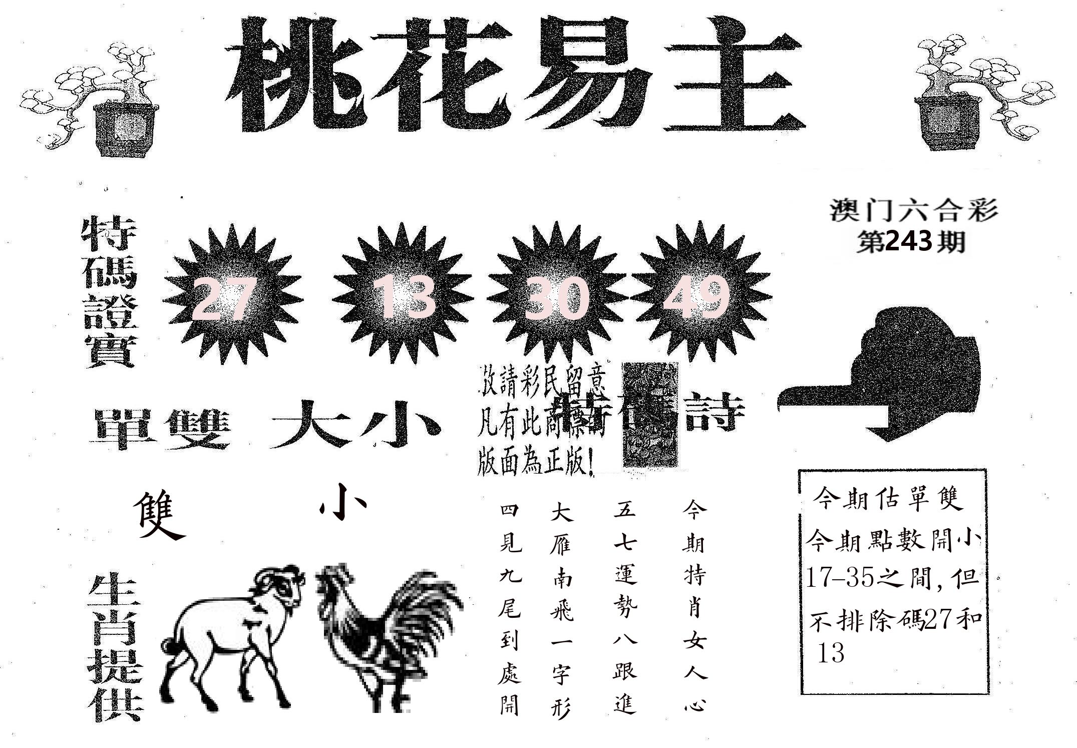 桃花易主 第243期