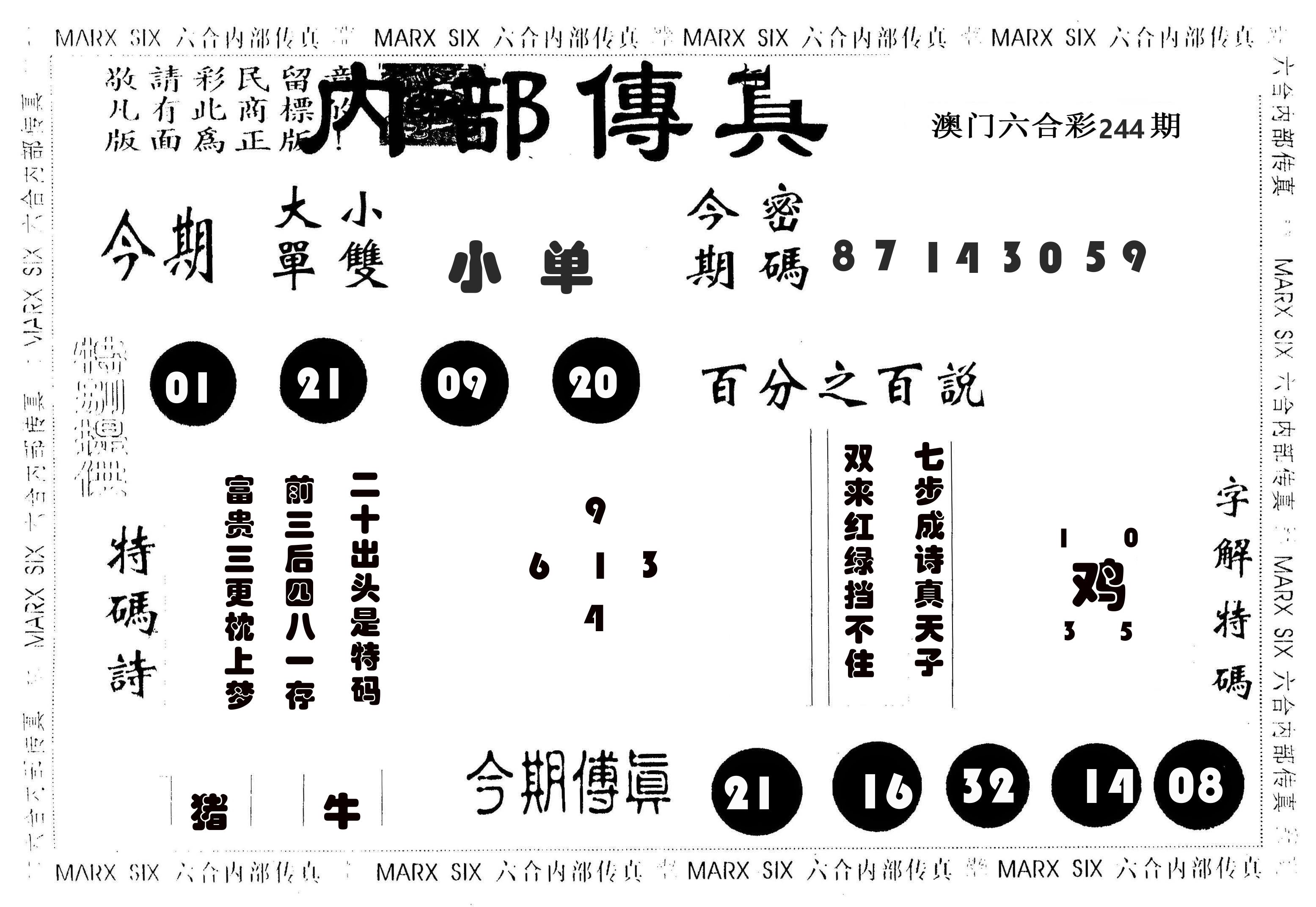 内部传真 第244期