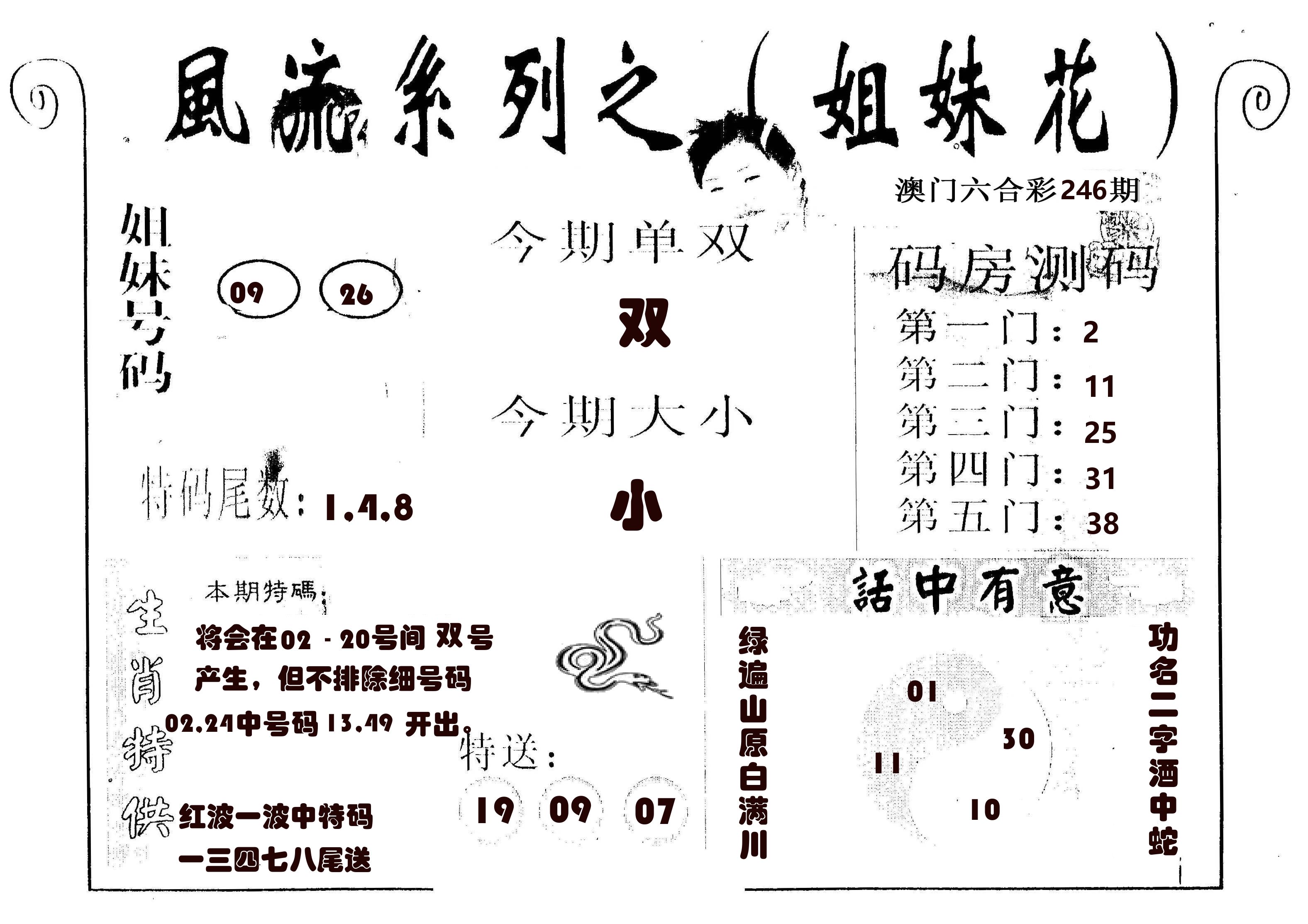 风流系列-1 第246期