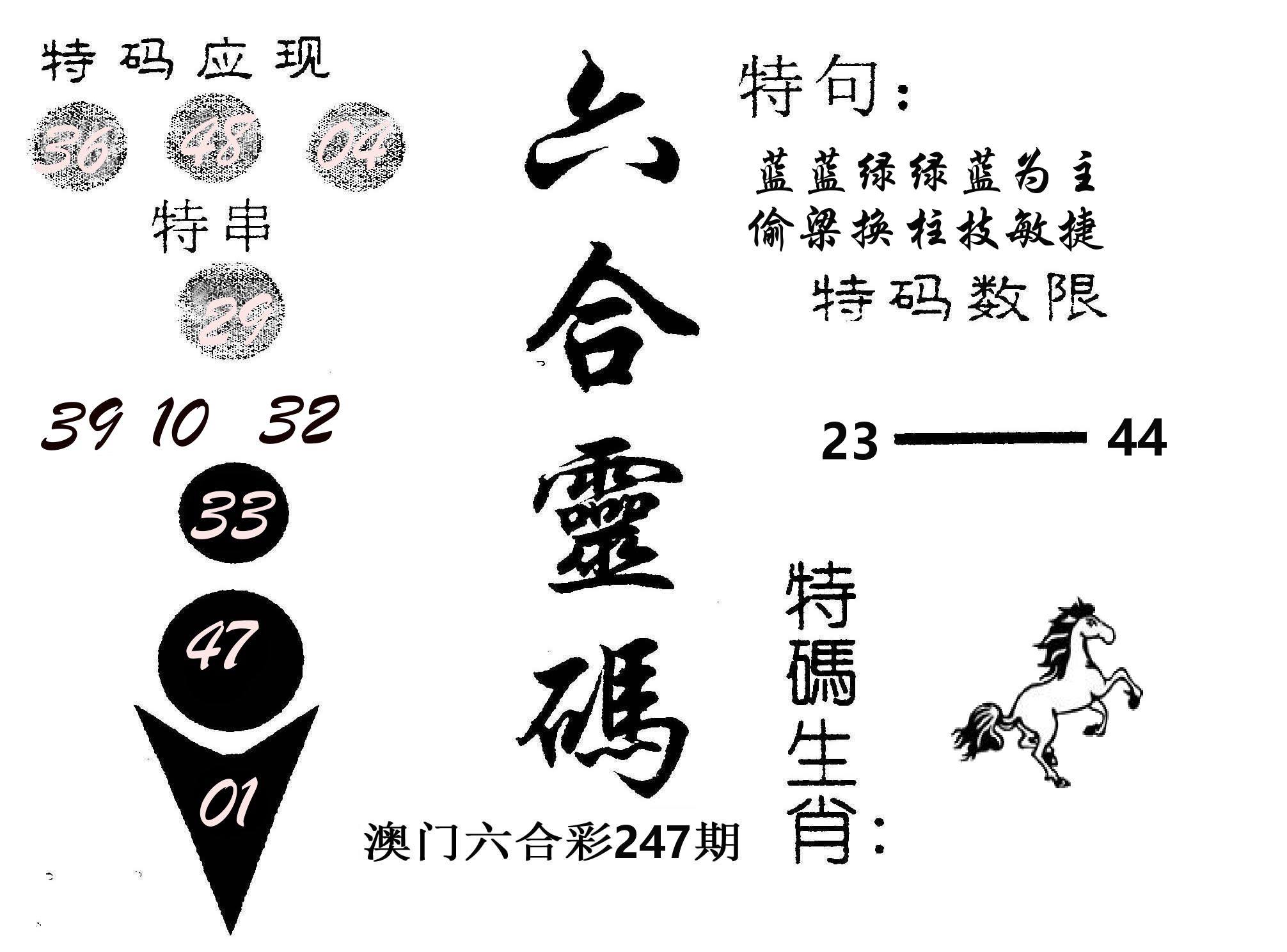 六合灵码 第247期