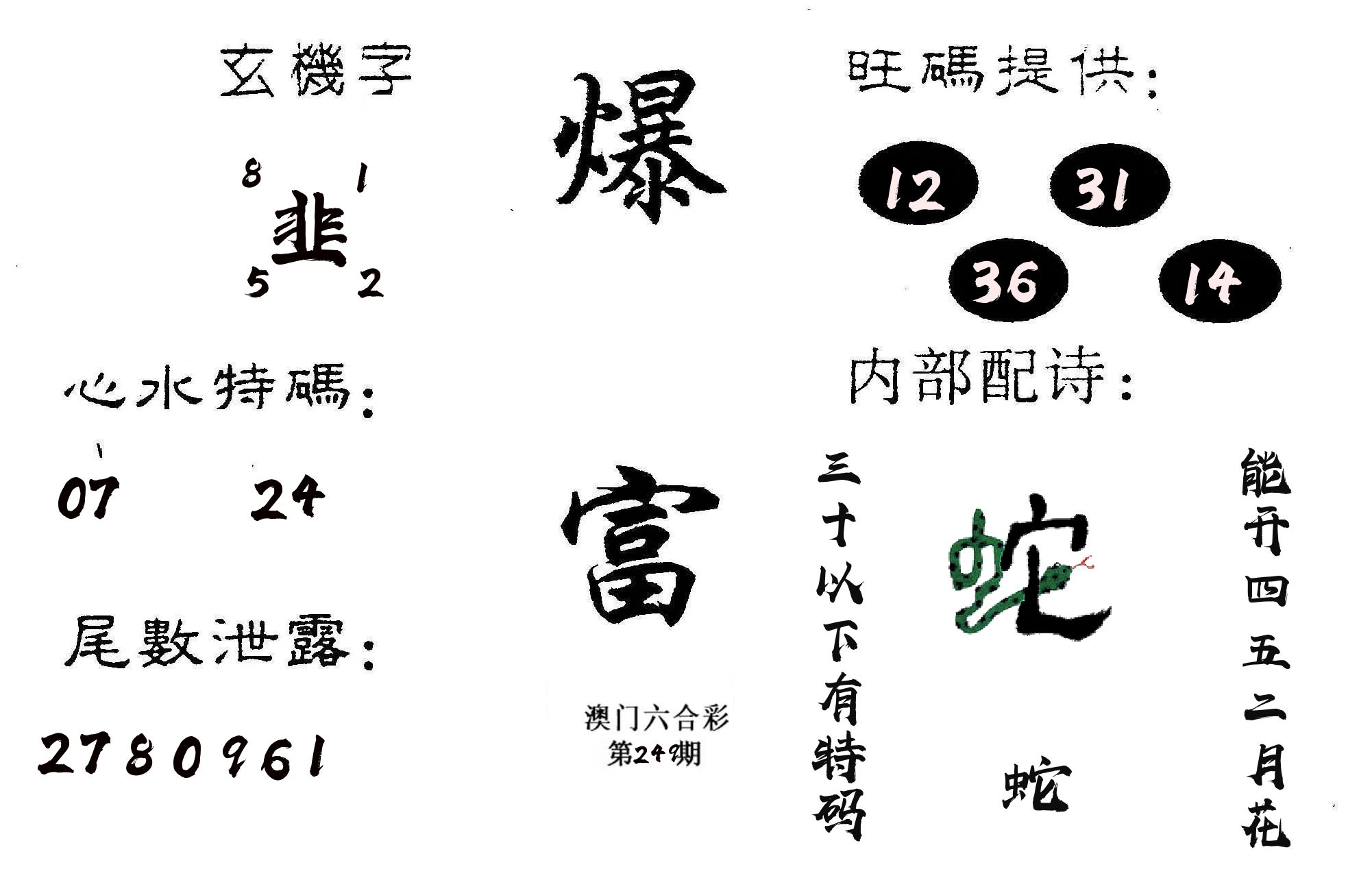 爆富 第249期