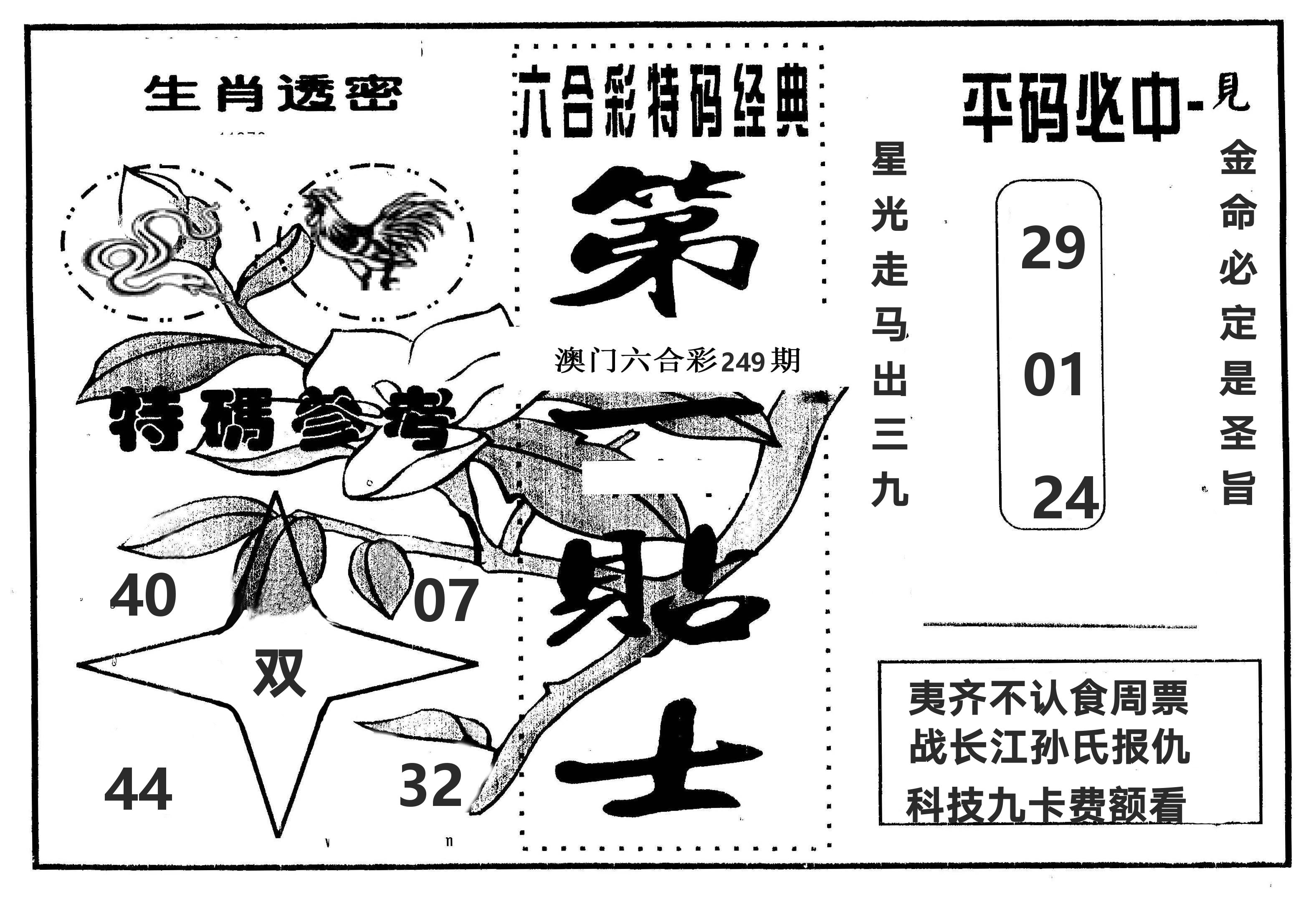 第一贴士 第249期