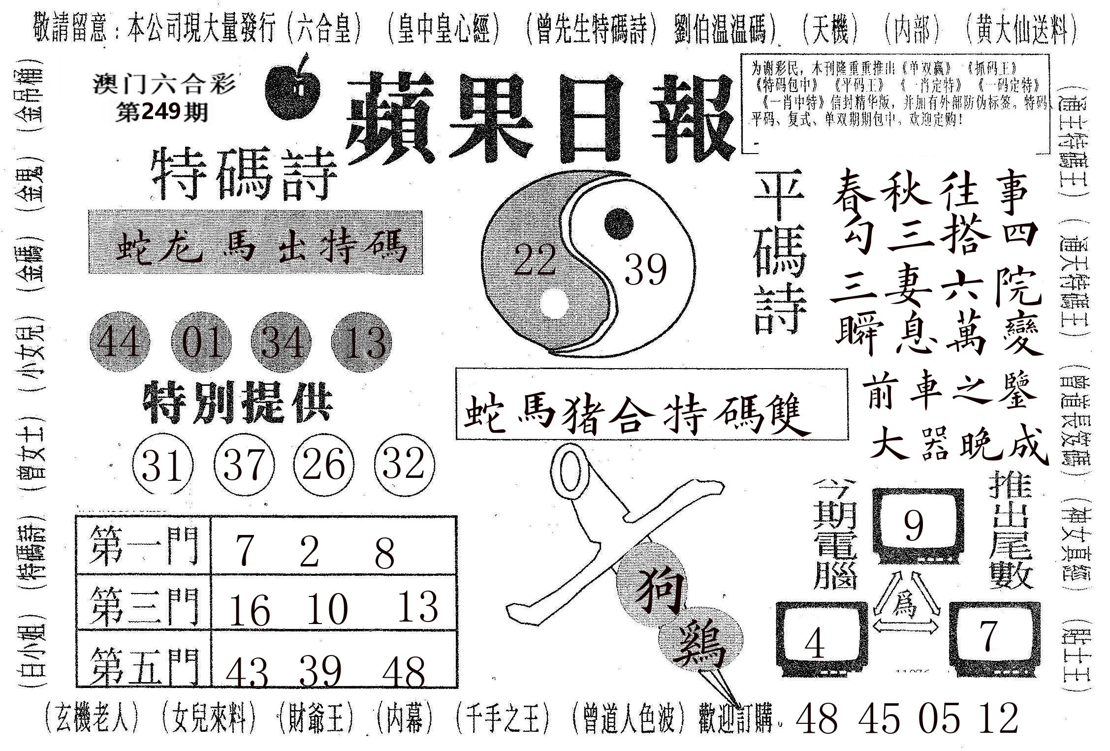 新苹果日报 第249期