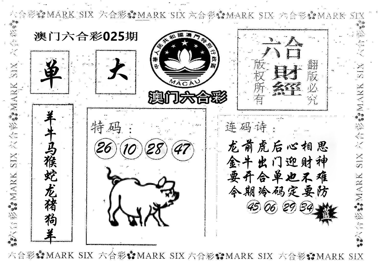 六合财经 第25期