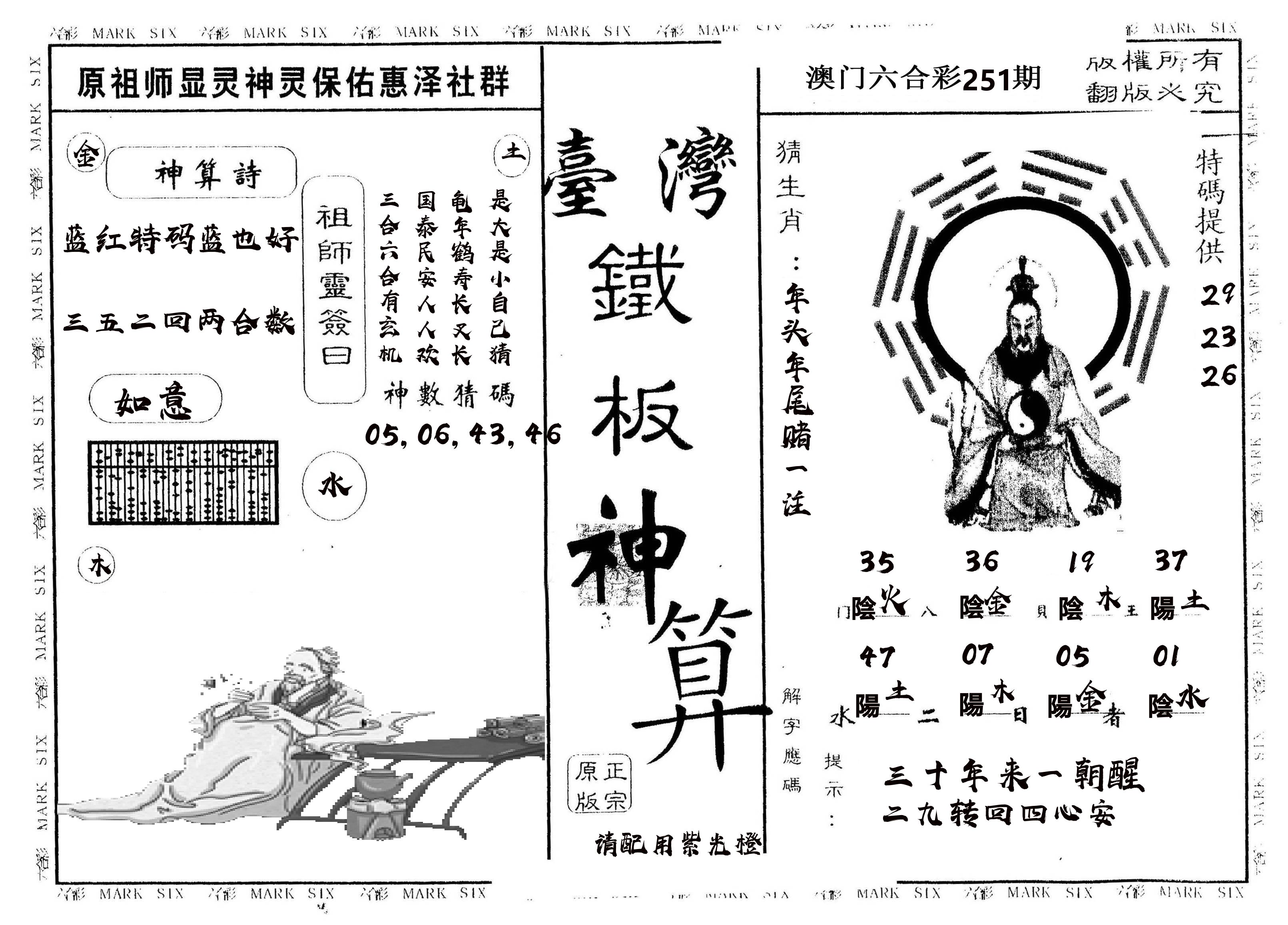 另版台湾铁板 第251期