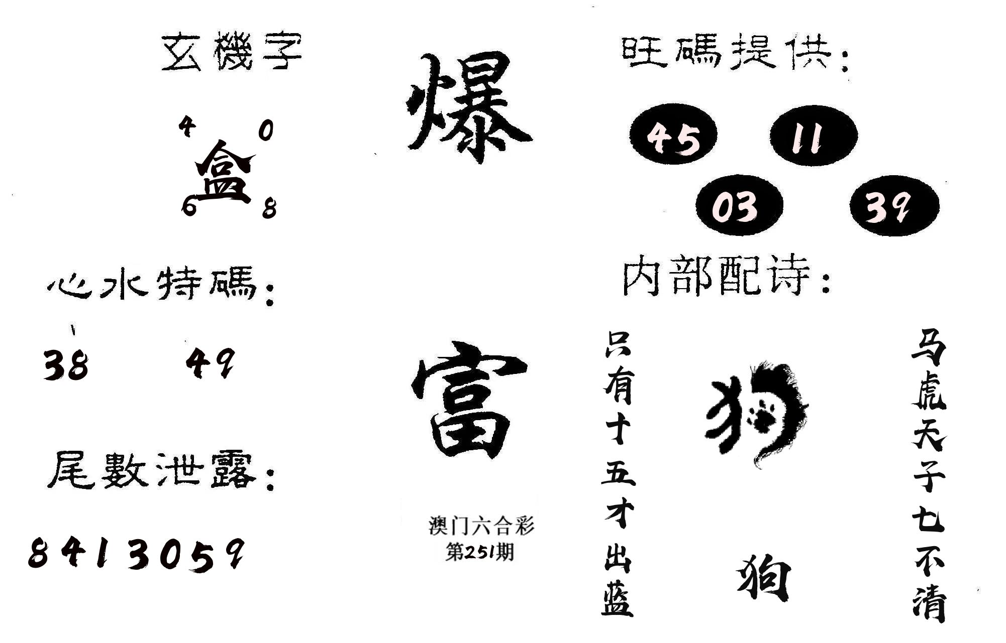 爆富 第251期