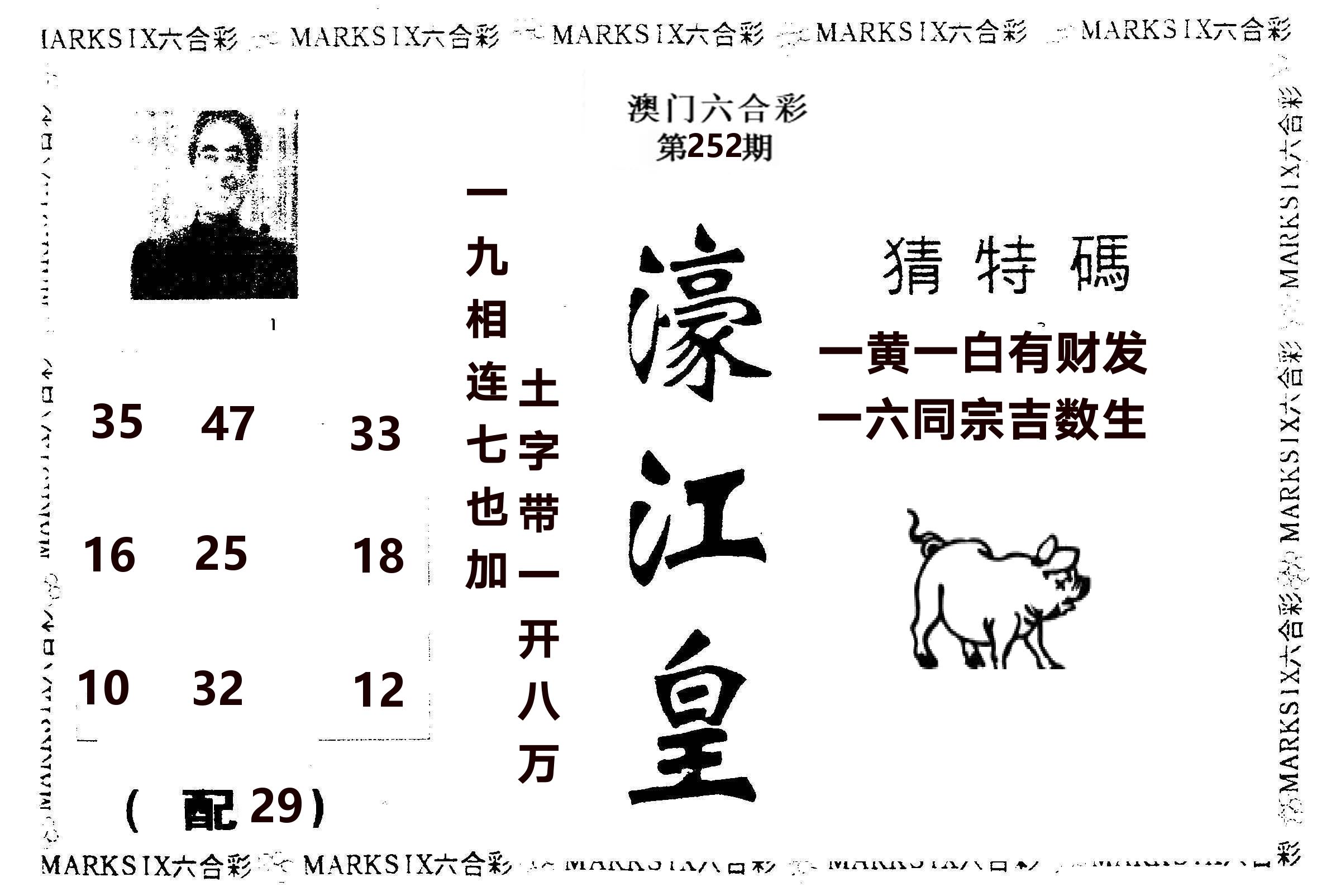 濠江皇 第252期