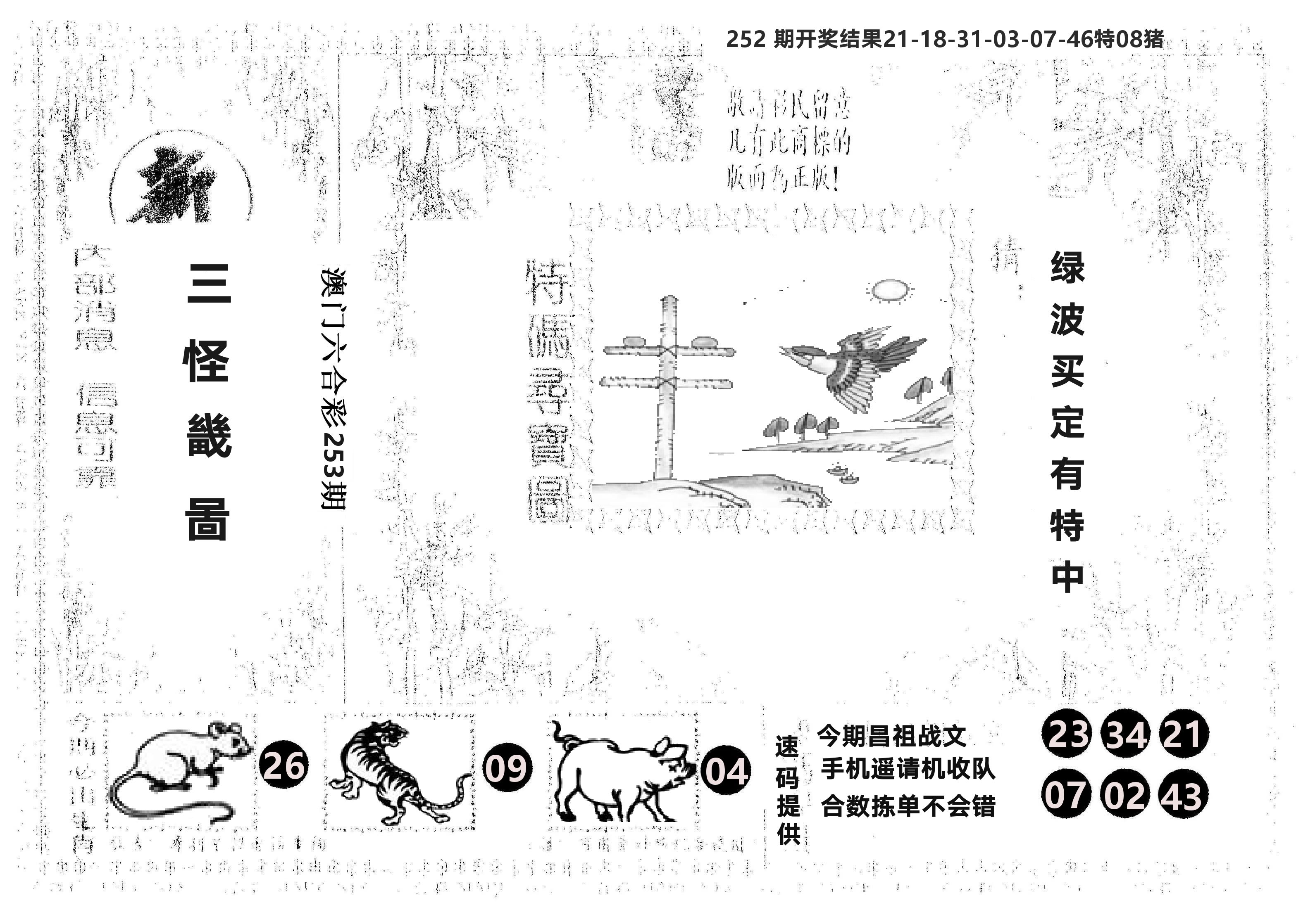 另版新三怪 第253期